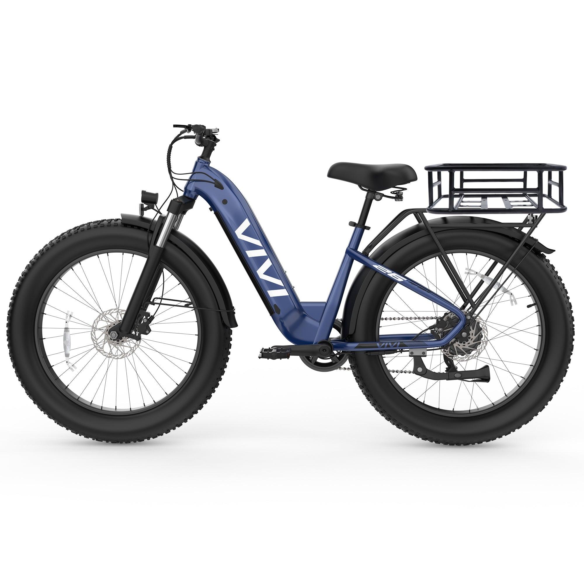 VIVI ACE07 Electric Bike Step Thru Fat Tire Electric Bike SGS Certified to UL2849