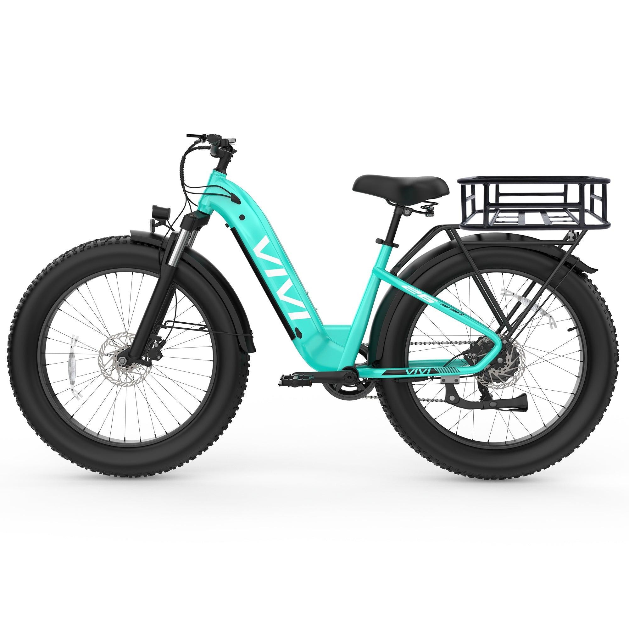 VIVI ACE07 Electric Bike Step Thru Fat Tire Electric Bike SGS Certified to UL2849