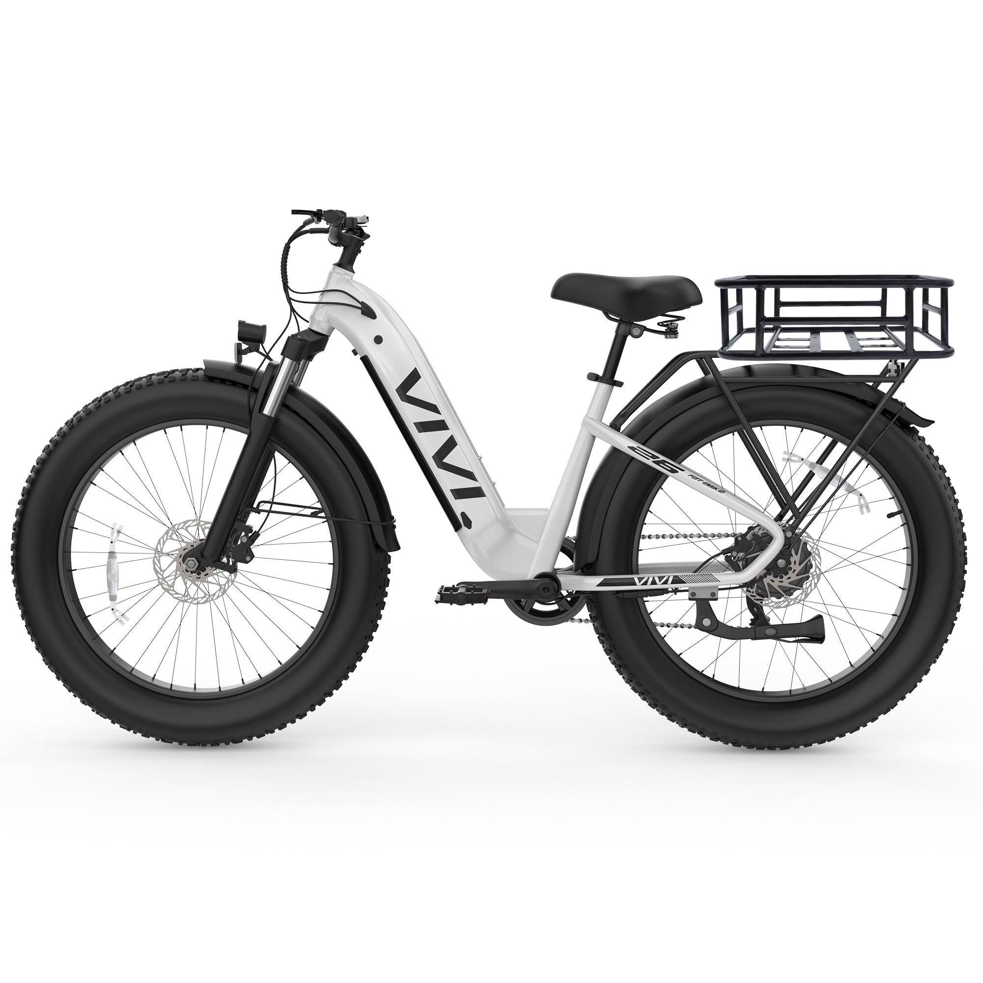 VIVI ACE07 Electric Bike Step Thru Fat Tire Electric Bike SGS Certified to UL2849