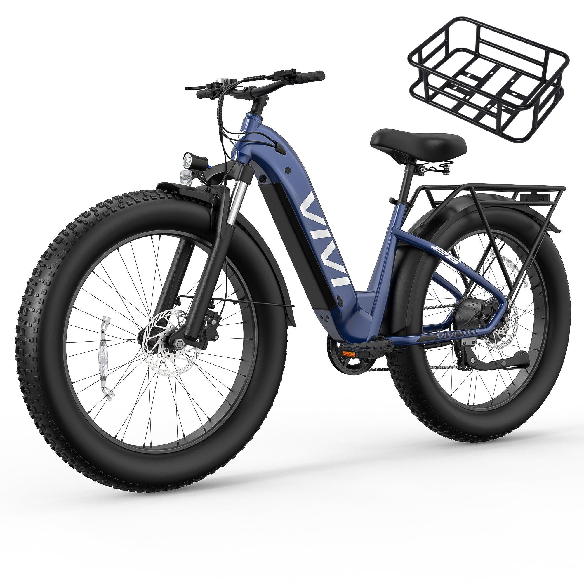 VIVI ACE07 Electric Bike Step Thru Fat Tire Electric Bike SGS Certified to UL2849