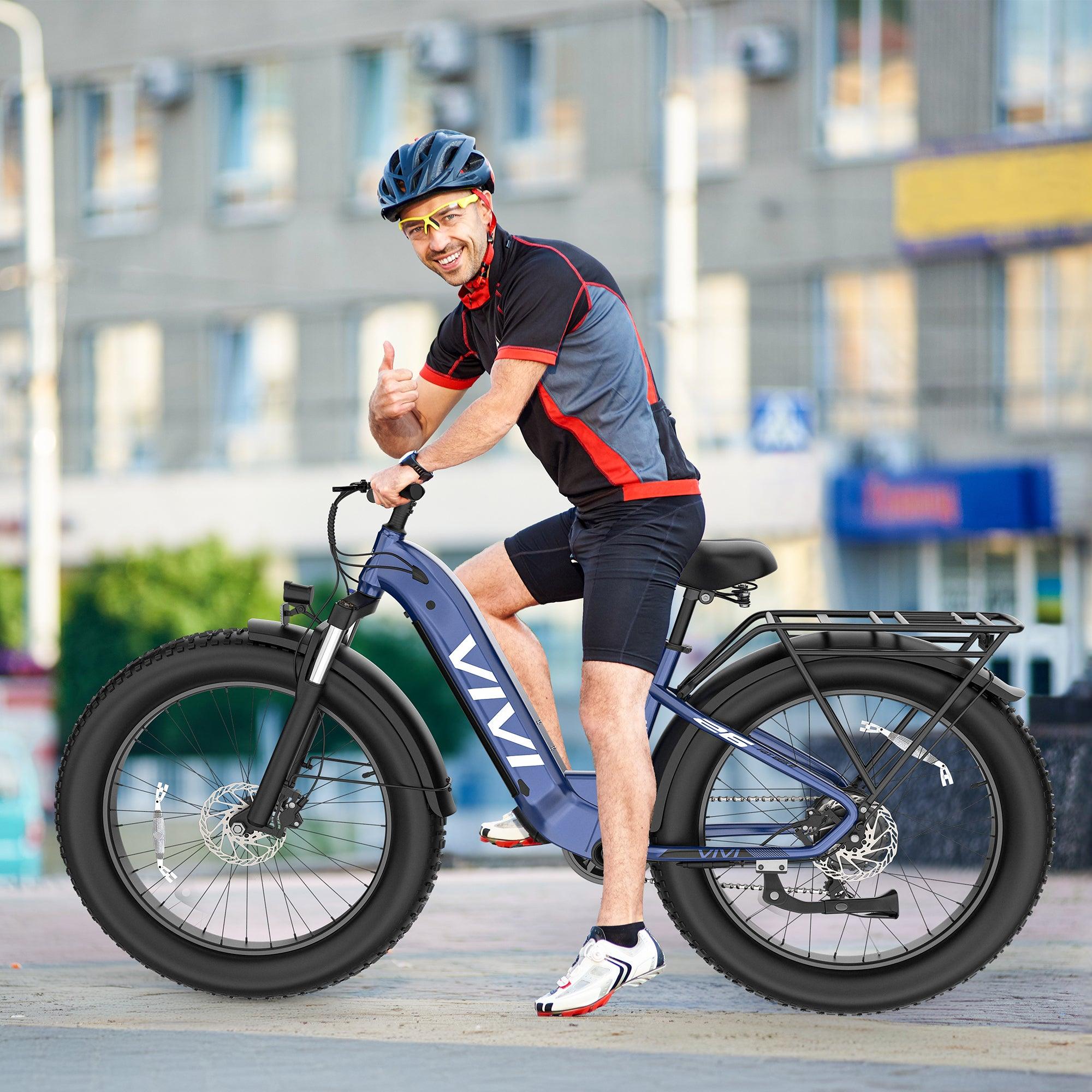 VIVI Electric Bike Commuter Fat Tire Electric Bike