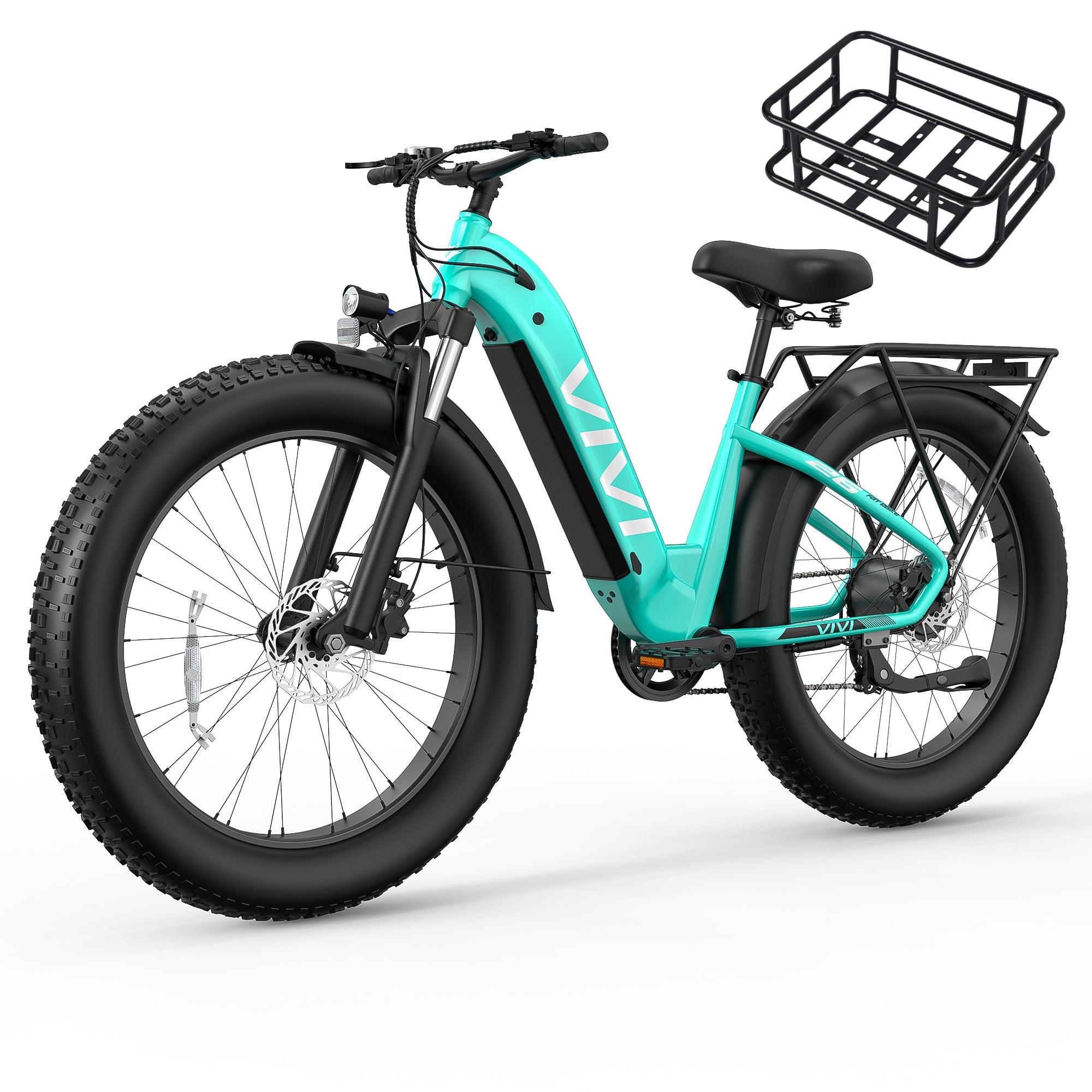 VIVI ACE07 Electric Bike Step Thru Fat Tire Electric Bike SGS Certified to UL2849