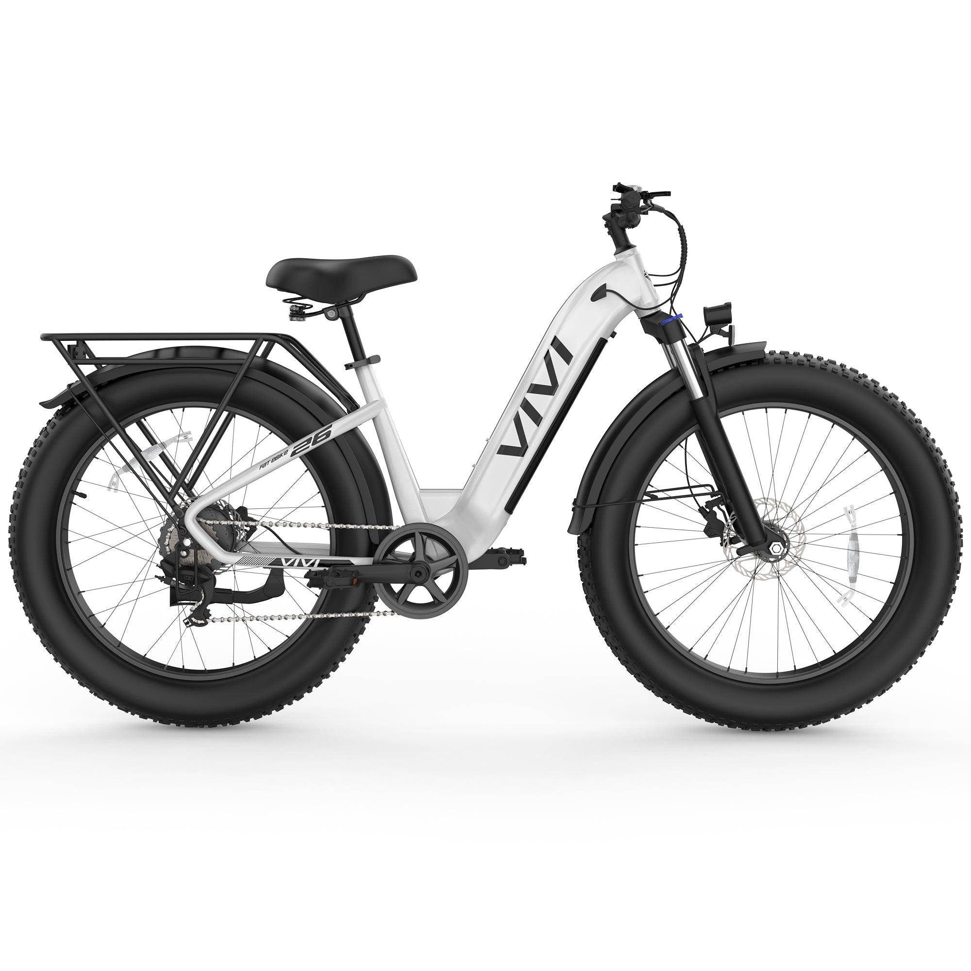 VIVI ACE07 Step-Thru Commuter Fat Tire Electric Bike UL2849 Certified