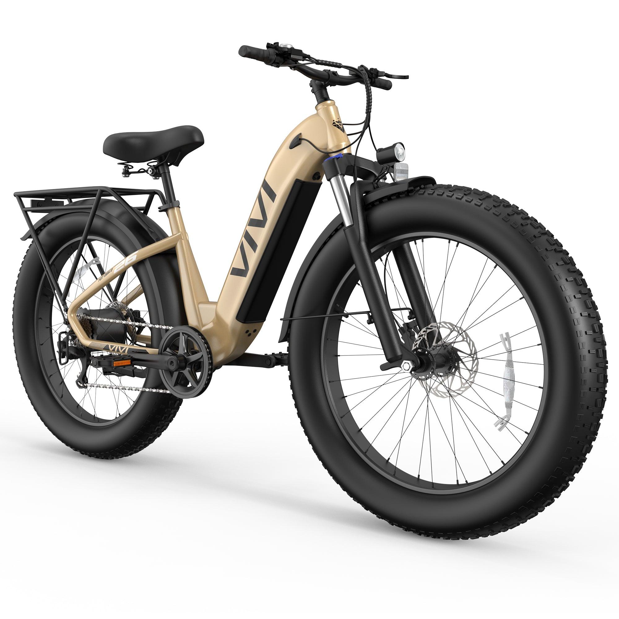 VIVI ACE07 Step-Thru Commuter Fat Tire Electric Bike UL2849 Certified