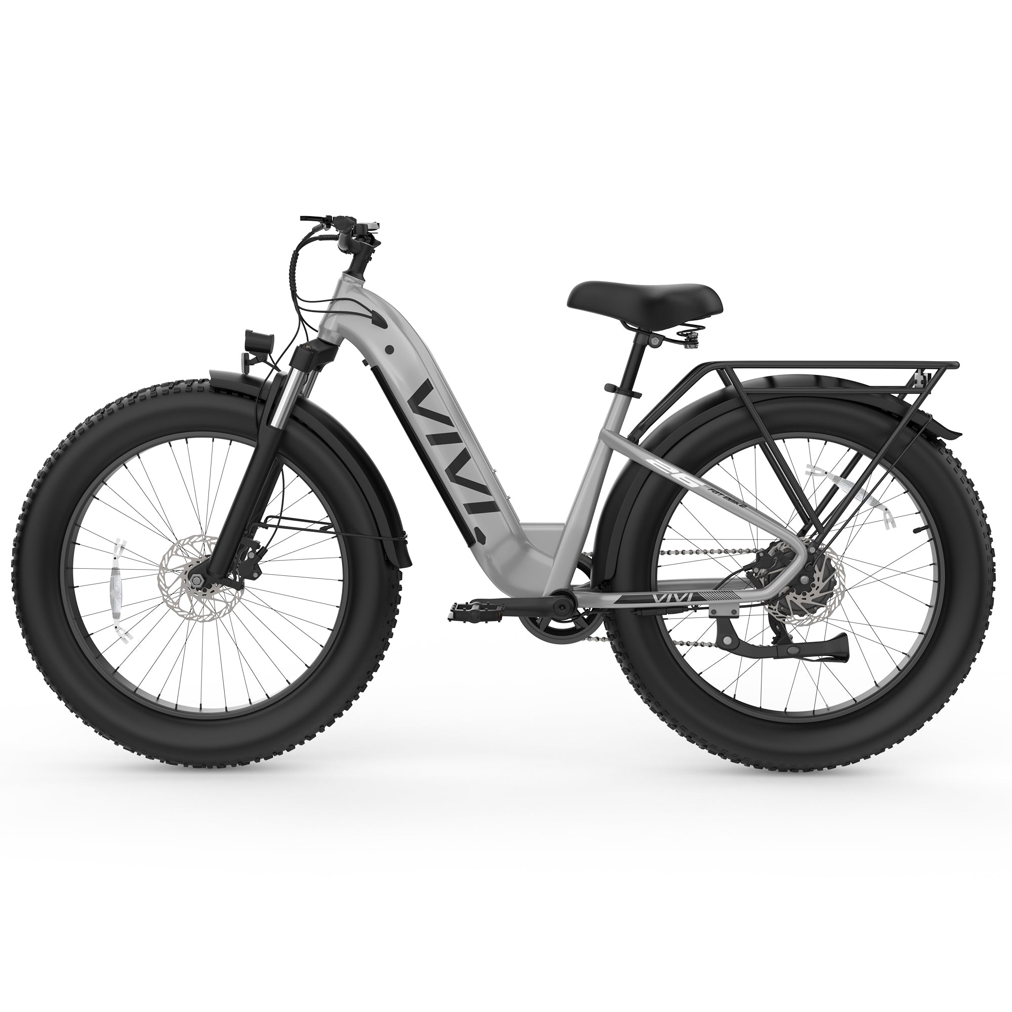 VIVI ACE07 Step-Thru Commuter Fat Tire Electric Bike UL2849 Certified