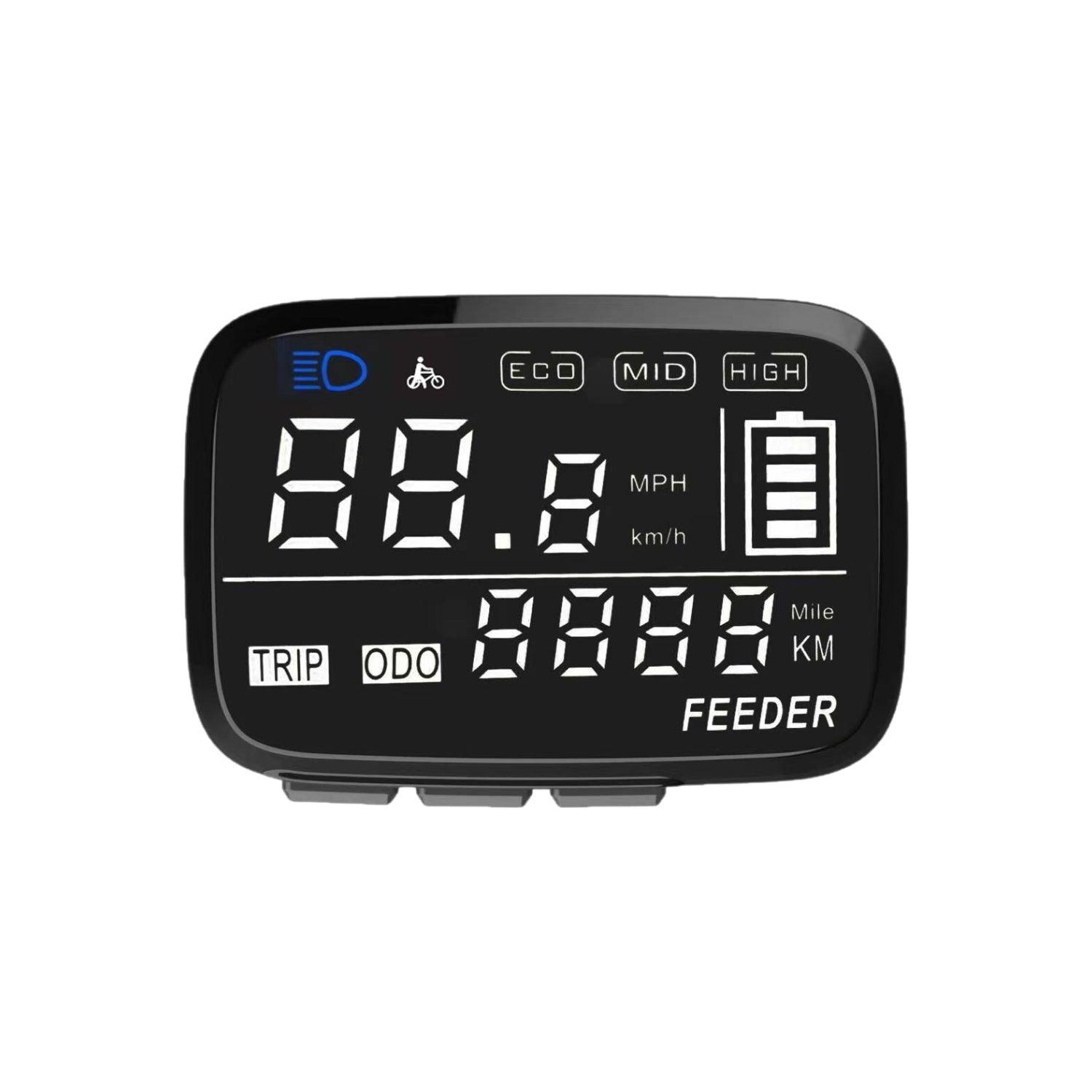 VIVI Bike 08N 48V LCD Display Meter For Gopina Ebike