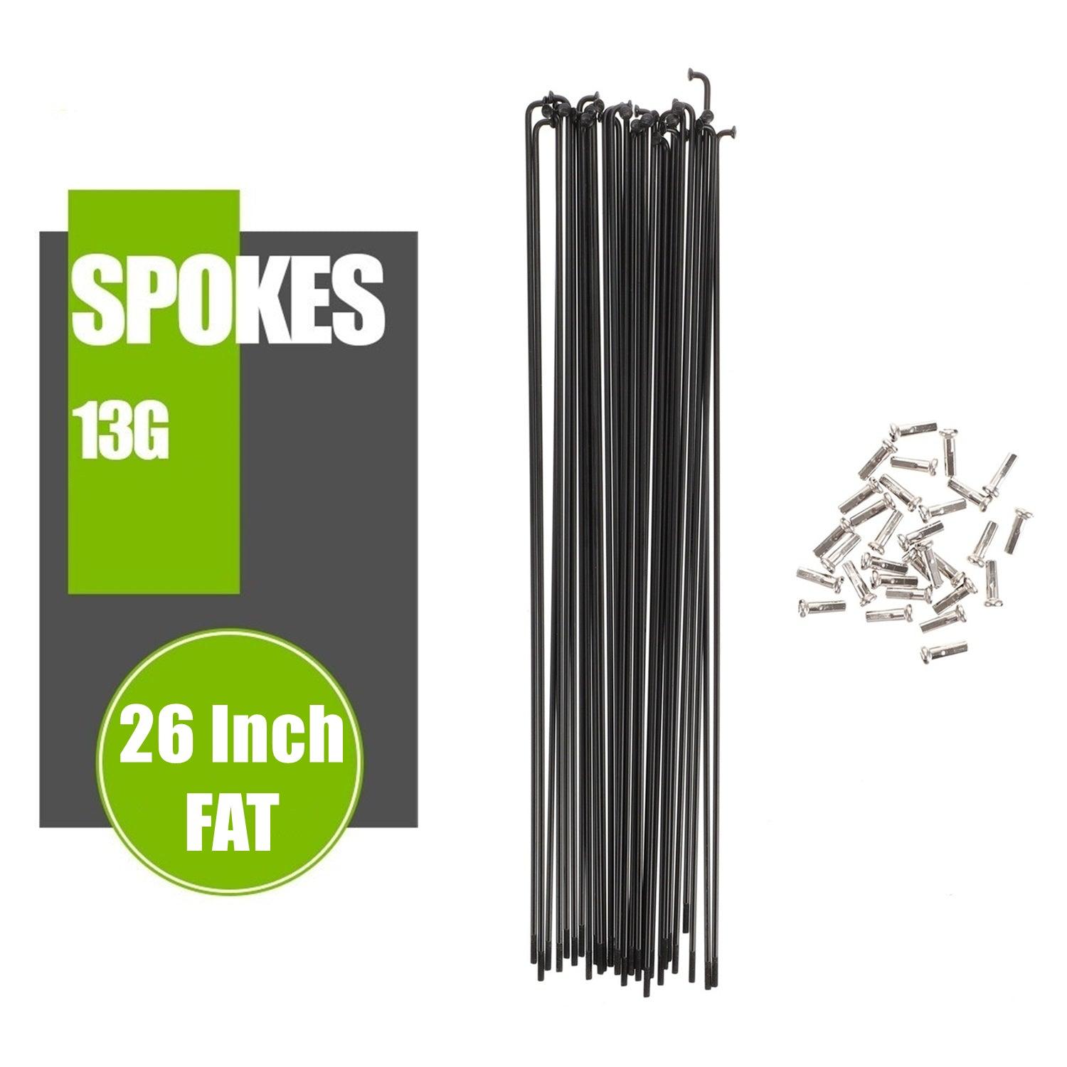 VIVI Bike 26 Inch Fat Tire Bike Spokes with Nipples