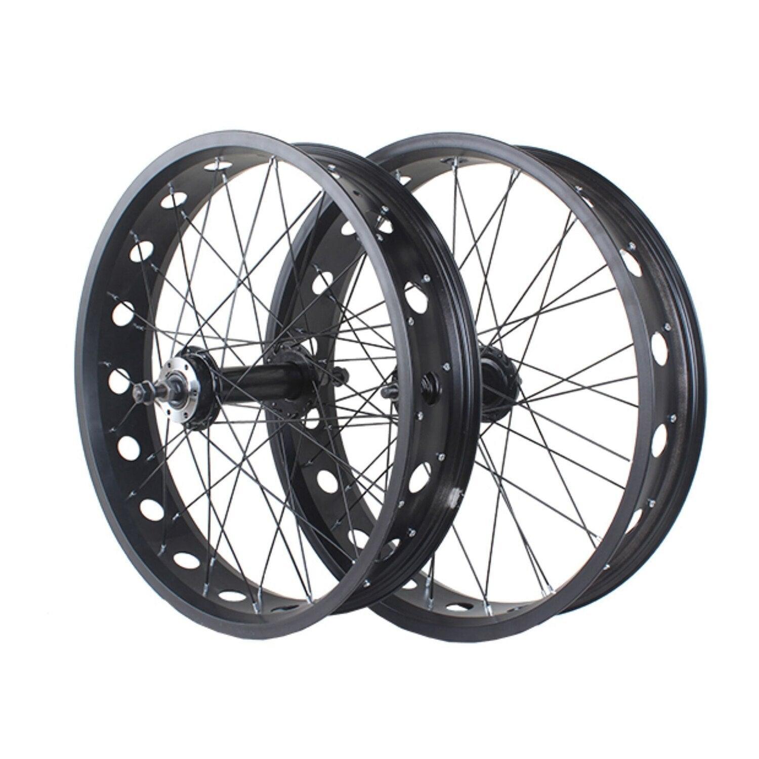 VIVI Bike 26 Inch Fat Tire Front Wheel Set