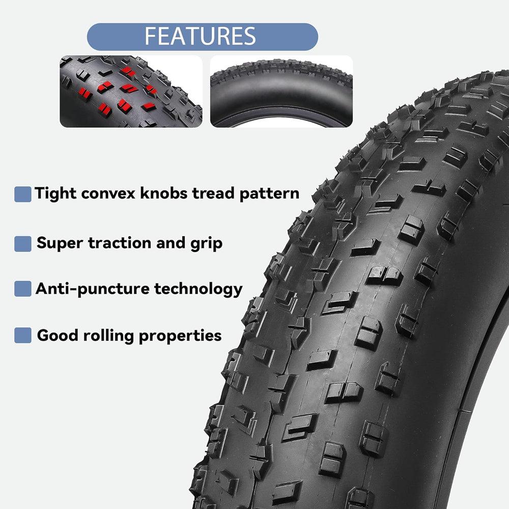 VIVI Bike 26 Inch Tire Fat Outer Tire