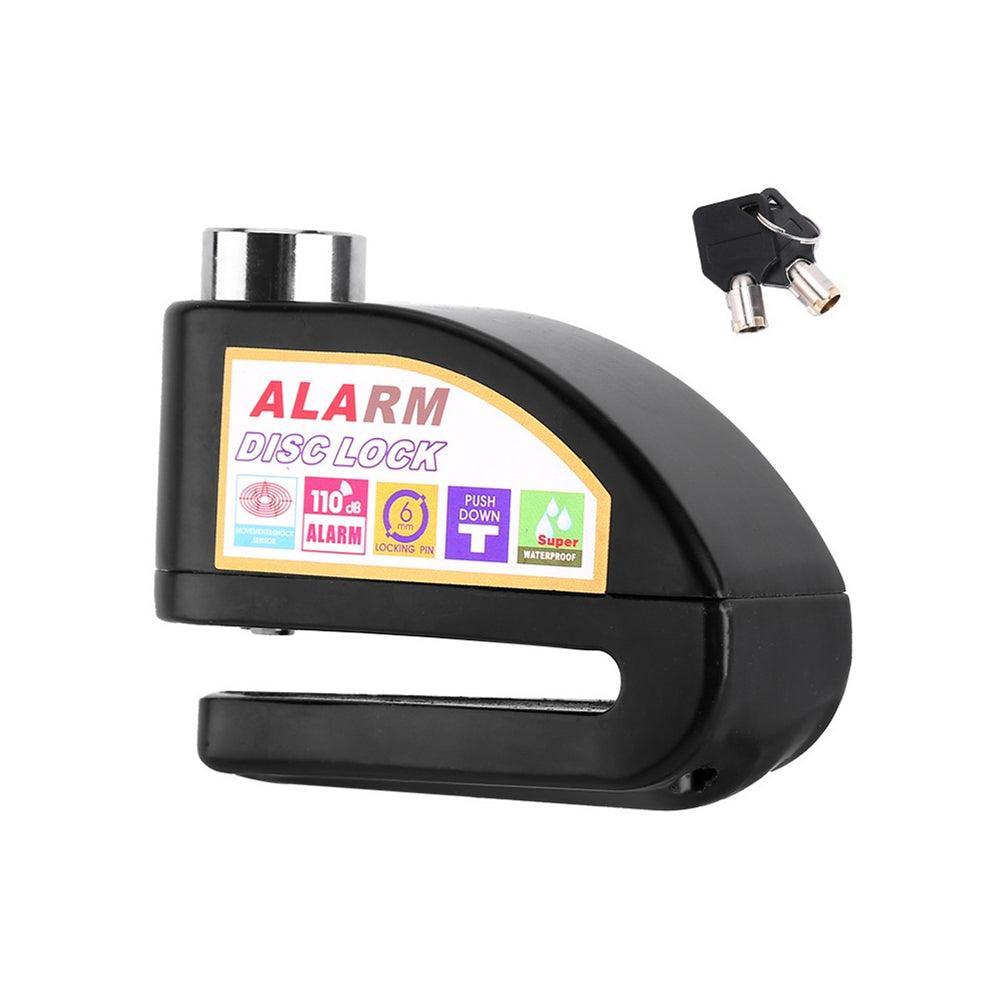Motorcycle Disc Lock With Alarm – Anti-Theft Brake Padlock, Waterproof