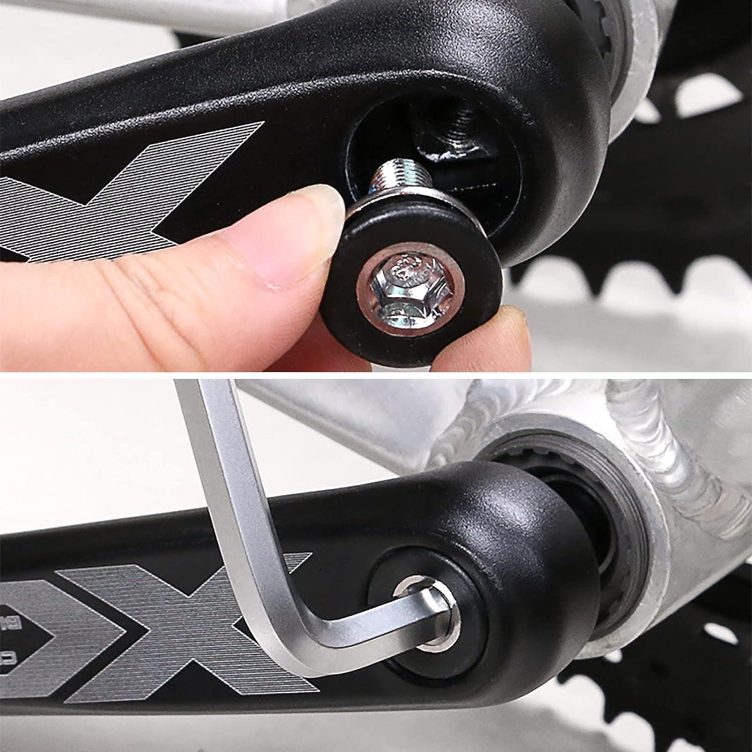 VIVI Bike Bottom Bracket Bike Crank Axis Bolts Set