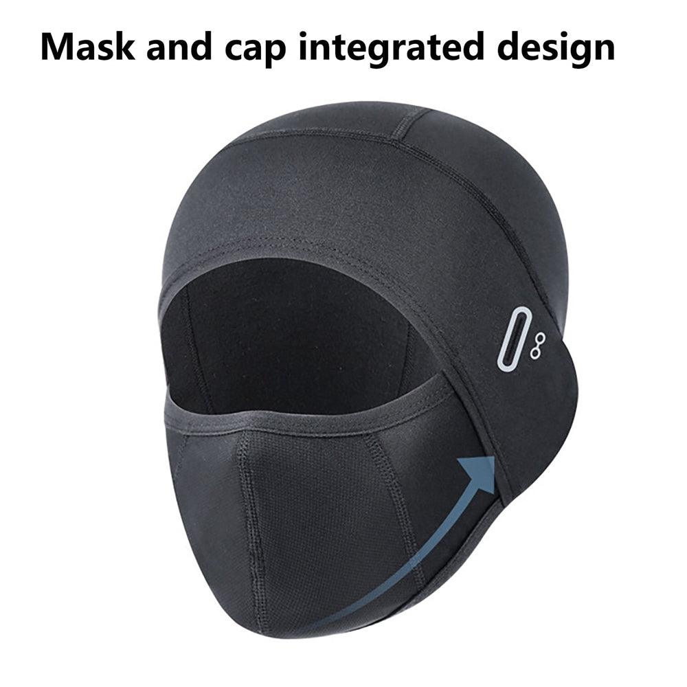 bike under helmet cap and mask VIVI Bike Helmet Liner Cycling Warm Hood Masks