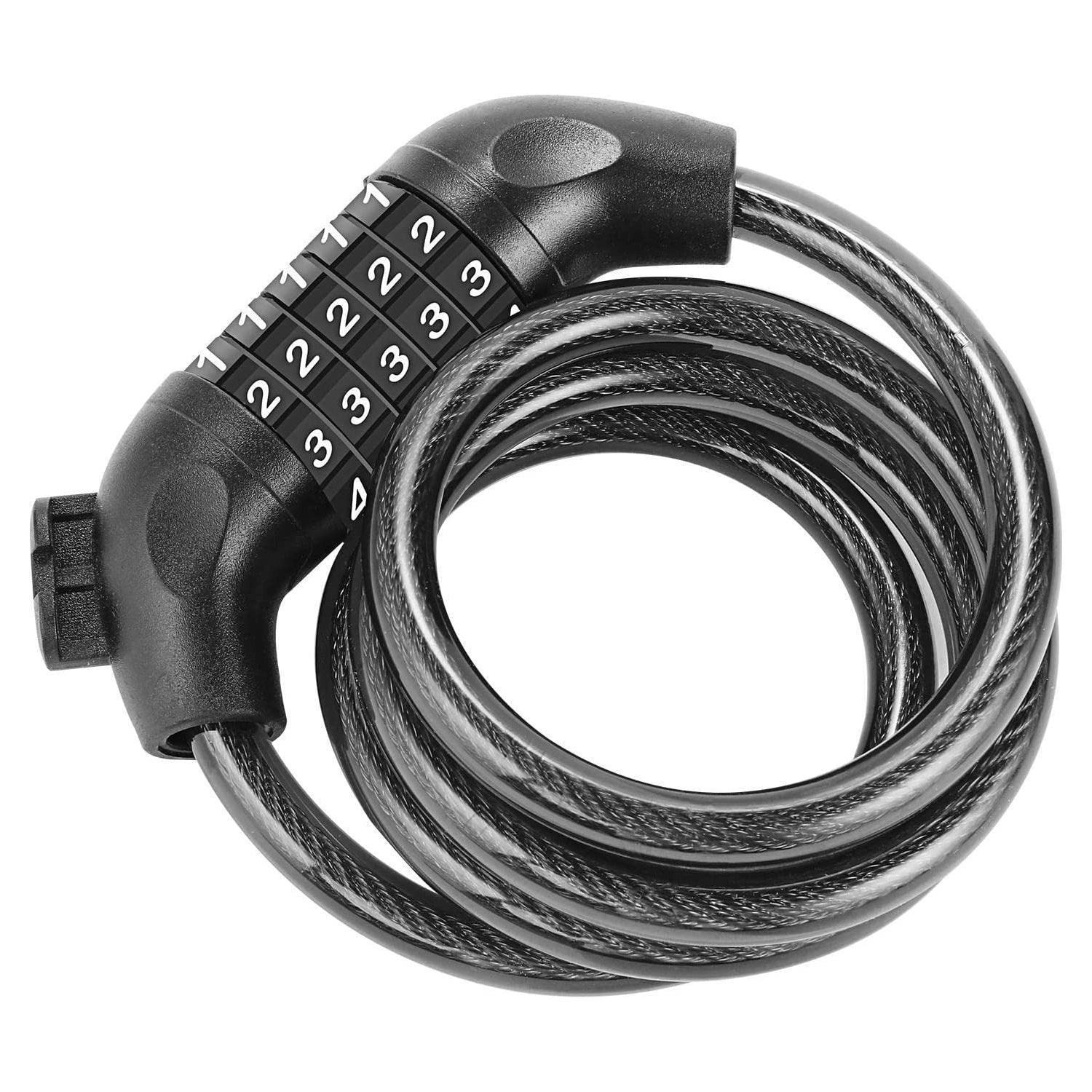 VIVI Bike Lock 5 Digit Combination Cable Lock