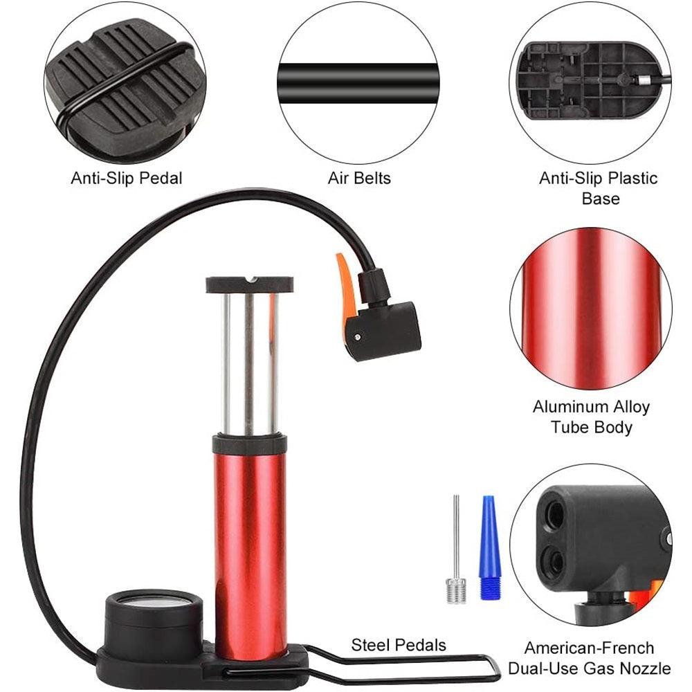 VIVI Bike Pump Bike Foot Portable Pump