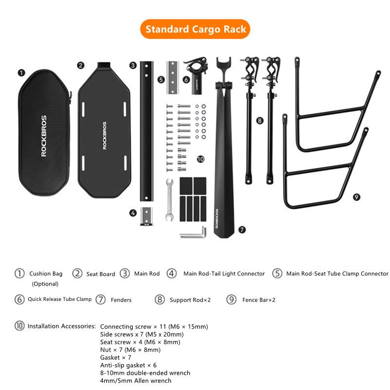 VIVI Bike Quick Release Rear Cargo Racks