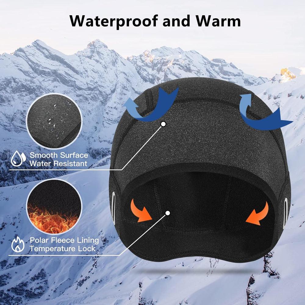 bike helmet cover for winter VIVI Bike Winter Helmet Liner Warm Skull Caps