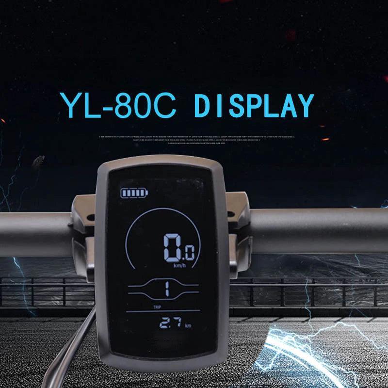 VIVI Bike YL80C 48V LCD Display Meter For F20F Ebike