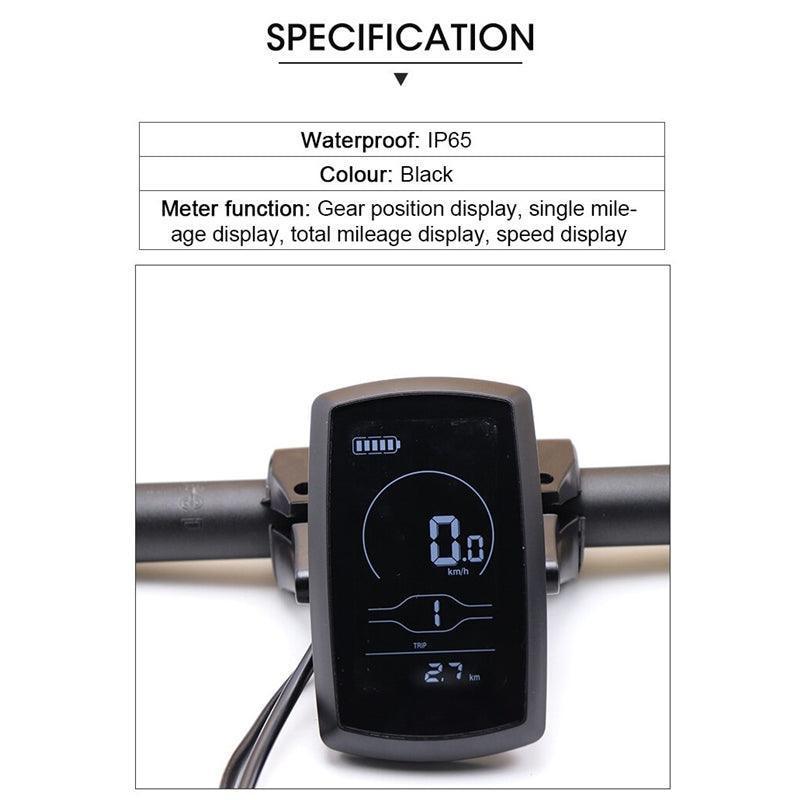 VIVI Bike YL80C 48V LCD Display Meter For F20F Ebike