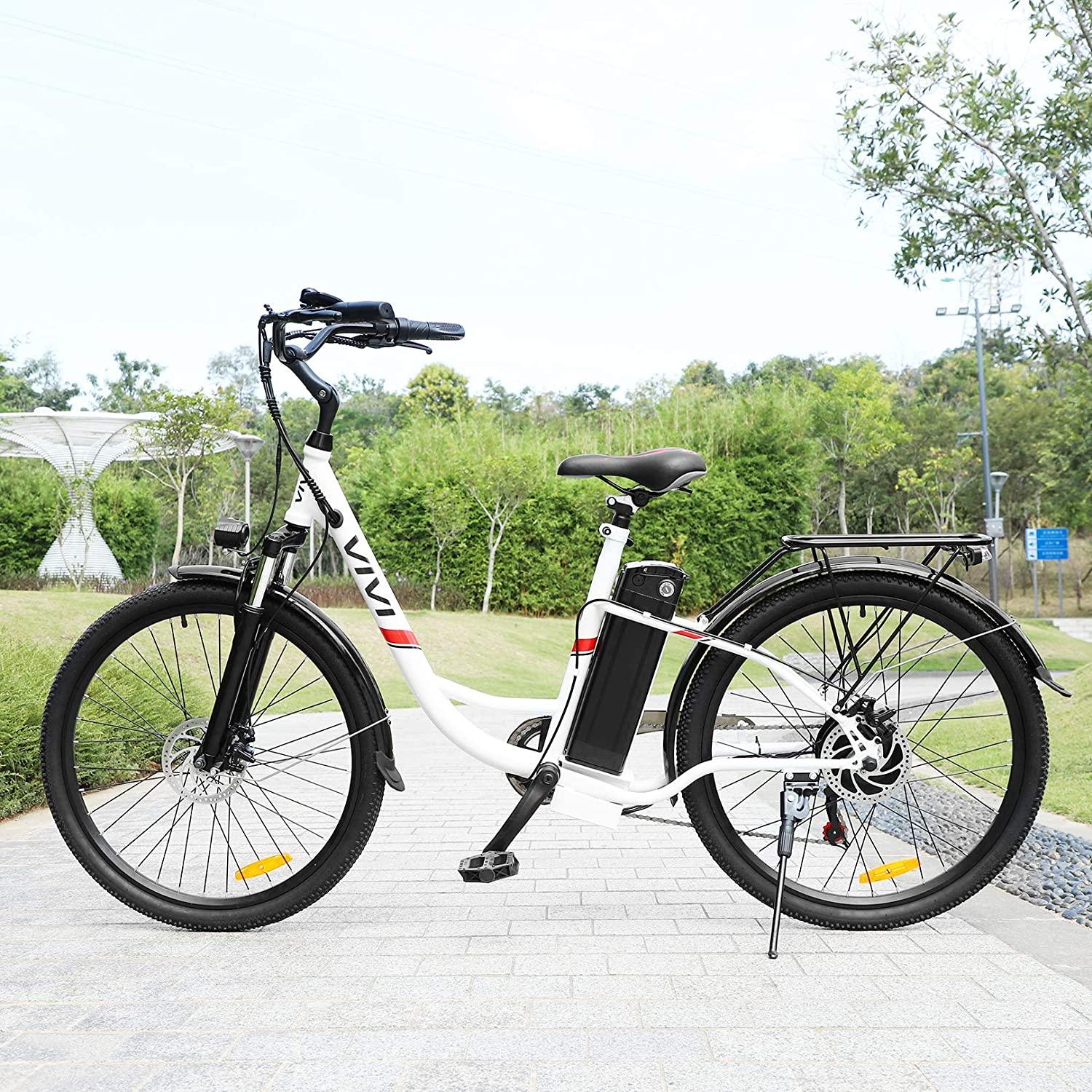 Vivi C26 Step-Through Commuter Cruiser Electric Bike