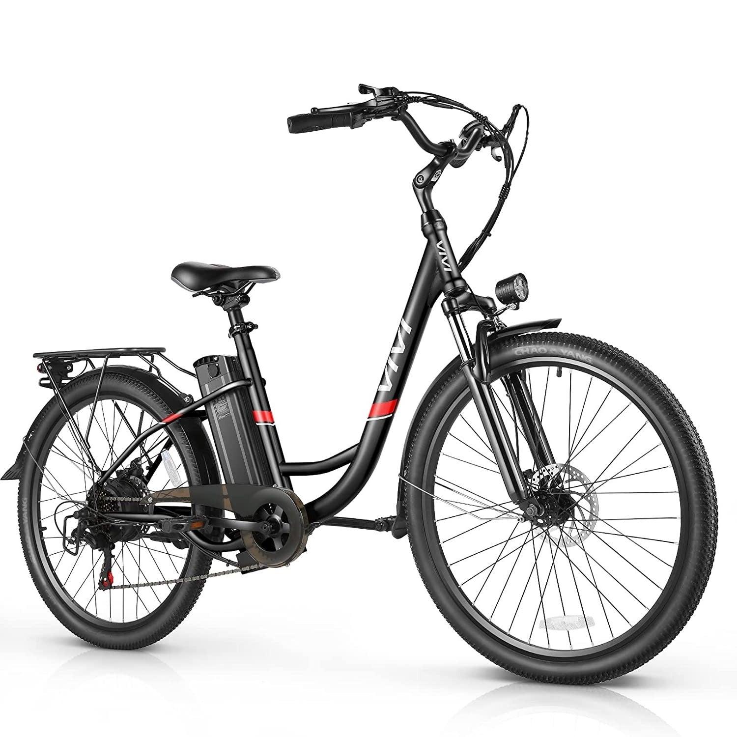 Vivi C26 Step-Through Commuter Cruiser Electric Bike