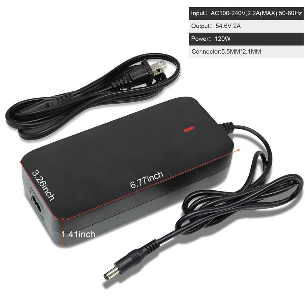 VIVI Electric Bike 54.6V 2A Charger For 48V Battery