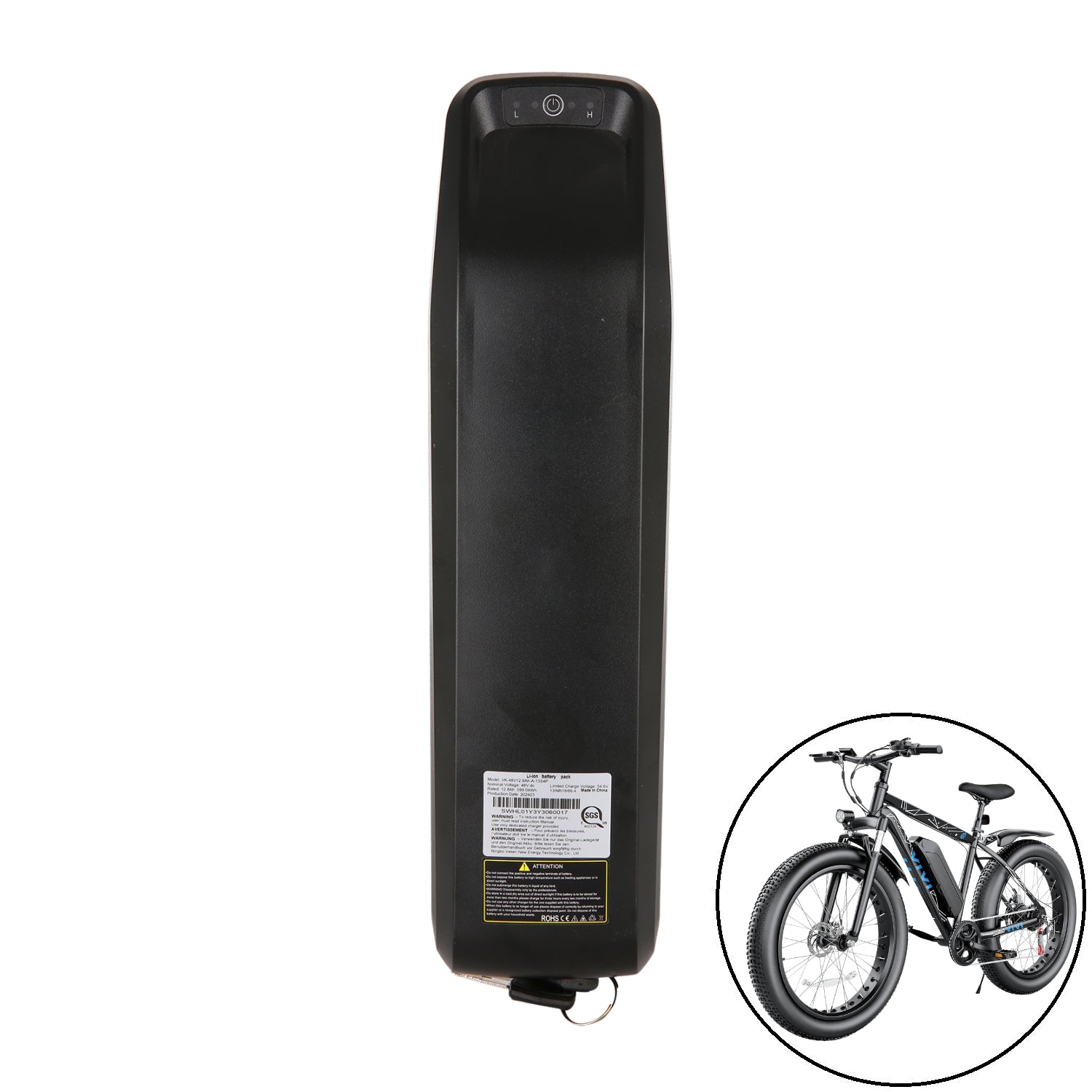 VIVI Electric Bike Battery For F26F Ebike