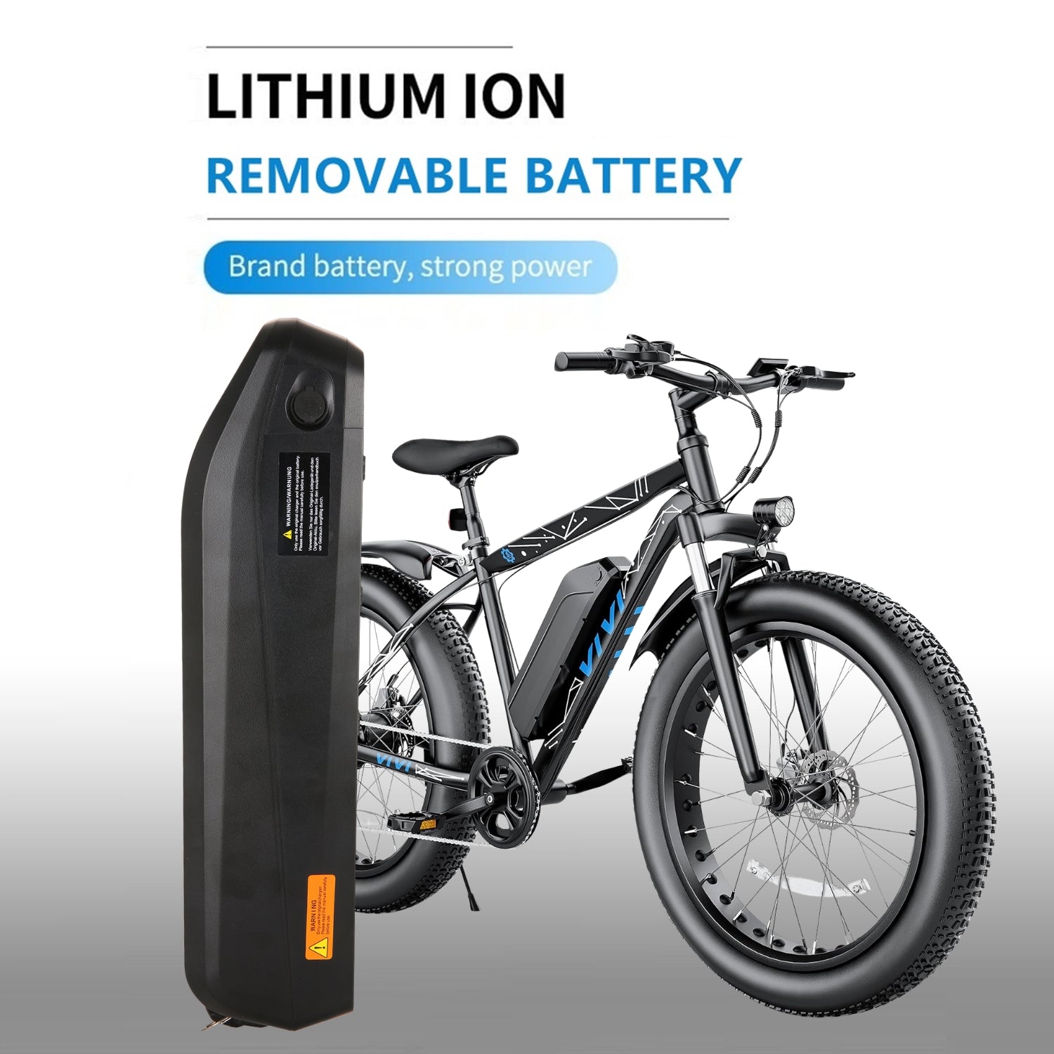 VIVI Electric Bike Battery For F26F Ebike