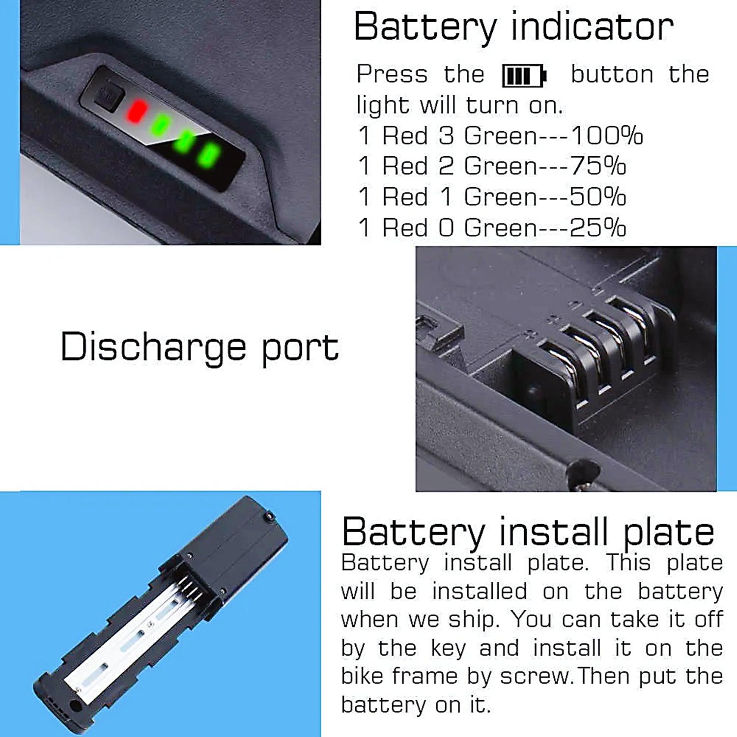 VIVI Electric Bike Battery For H6 Ebike