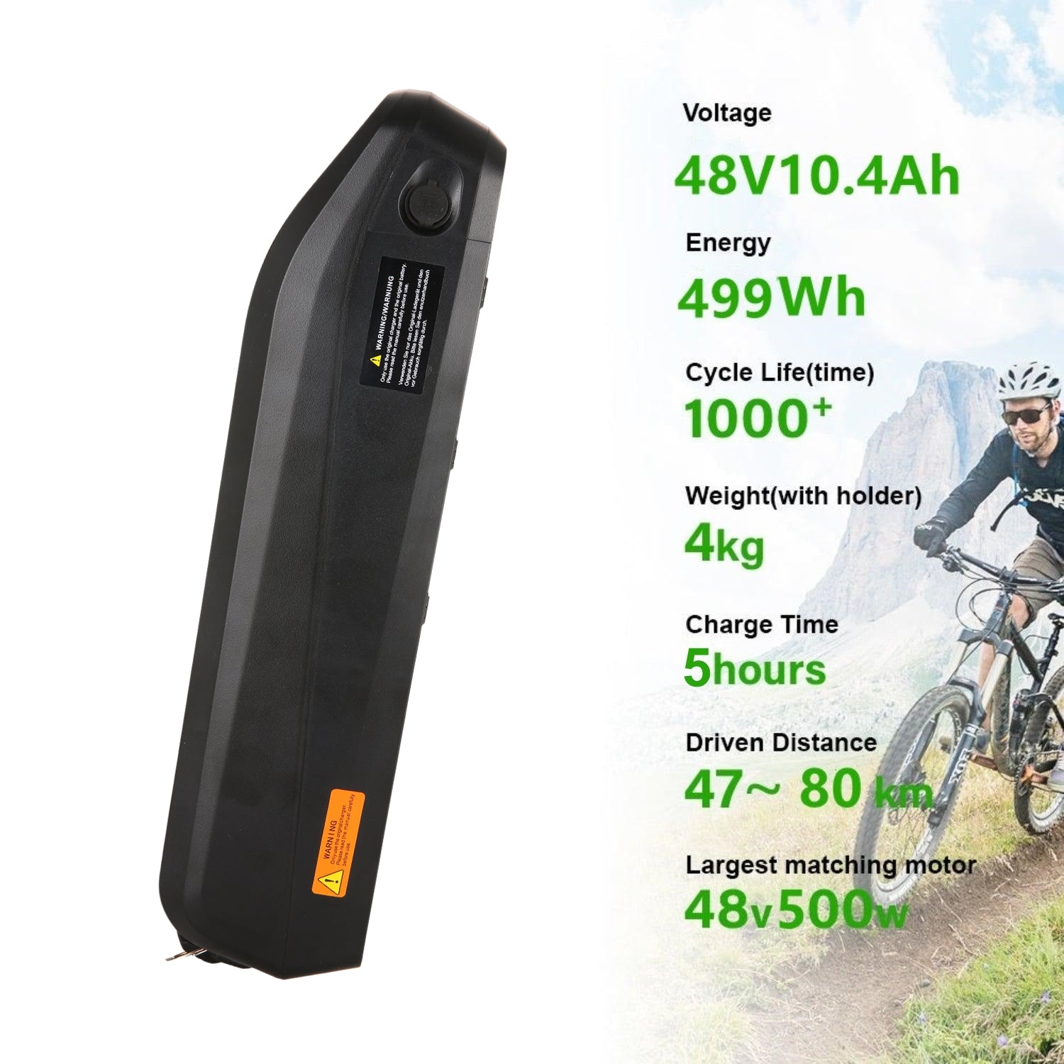 VIVI Electric Bike Battery For H7 Ebike