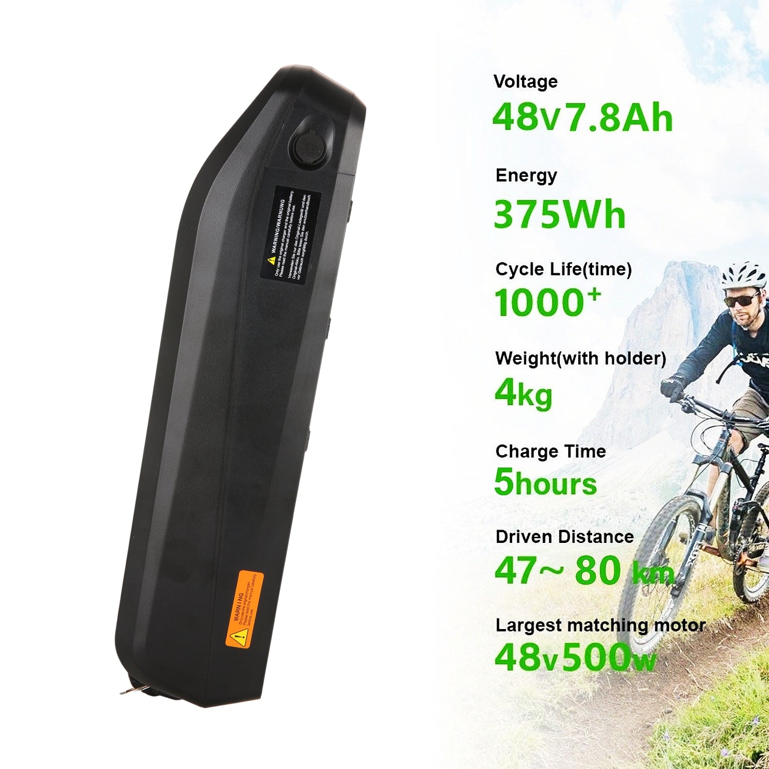 VIVI Electric Bike Battery For M026SH Ebike