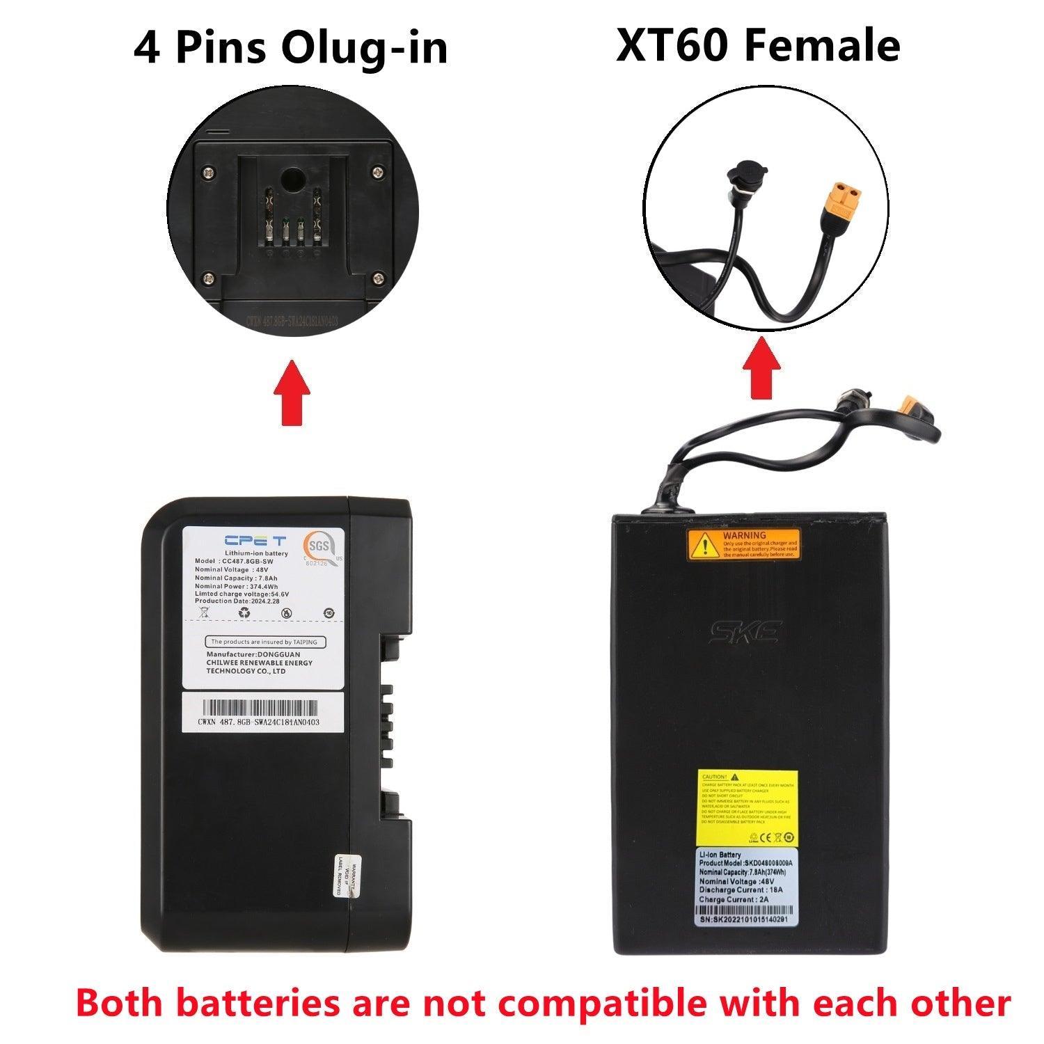 VIVI Electric Bike Battery For M026TGBUL Ebike