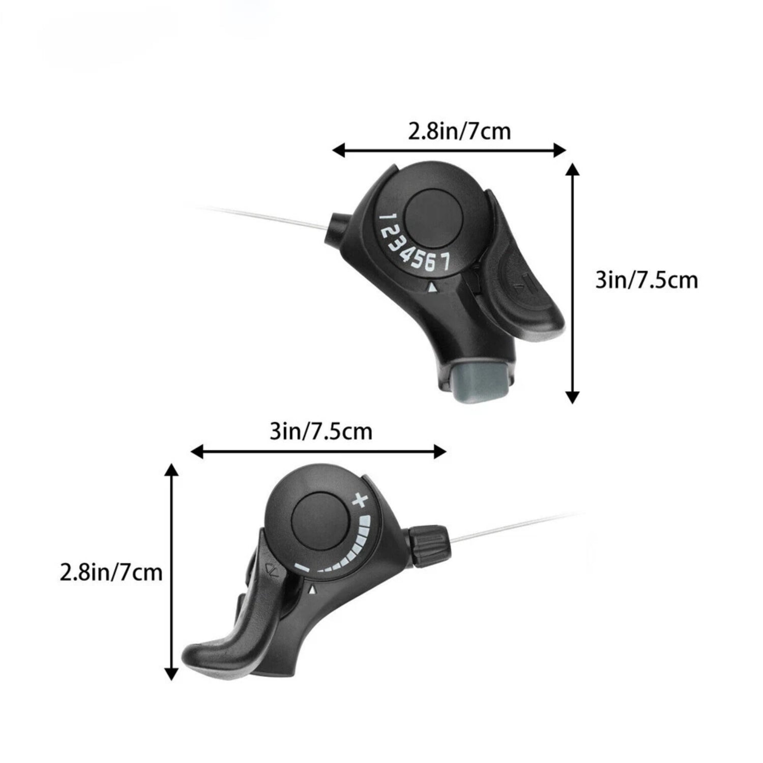 VIVI Electric Bike Shifter SL-TX30 Thumb Shifters