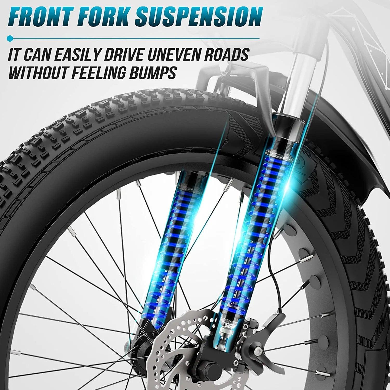 VIVI F26FUL Electric Bike Long Range Fat Tire Electric Bike SGS Certified to UL2849