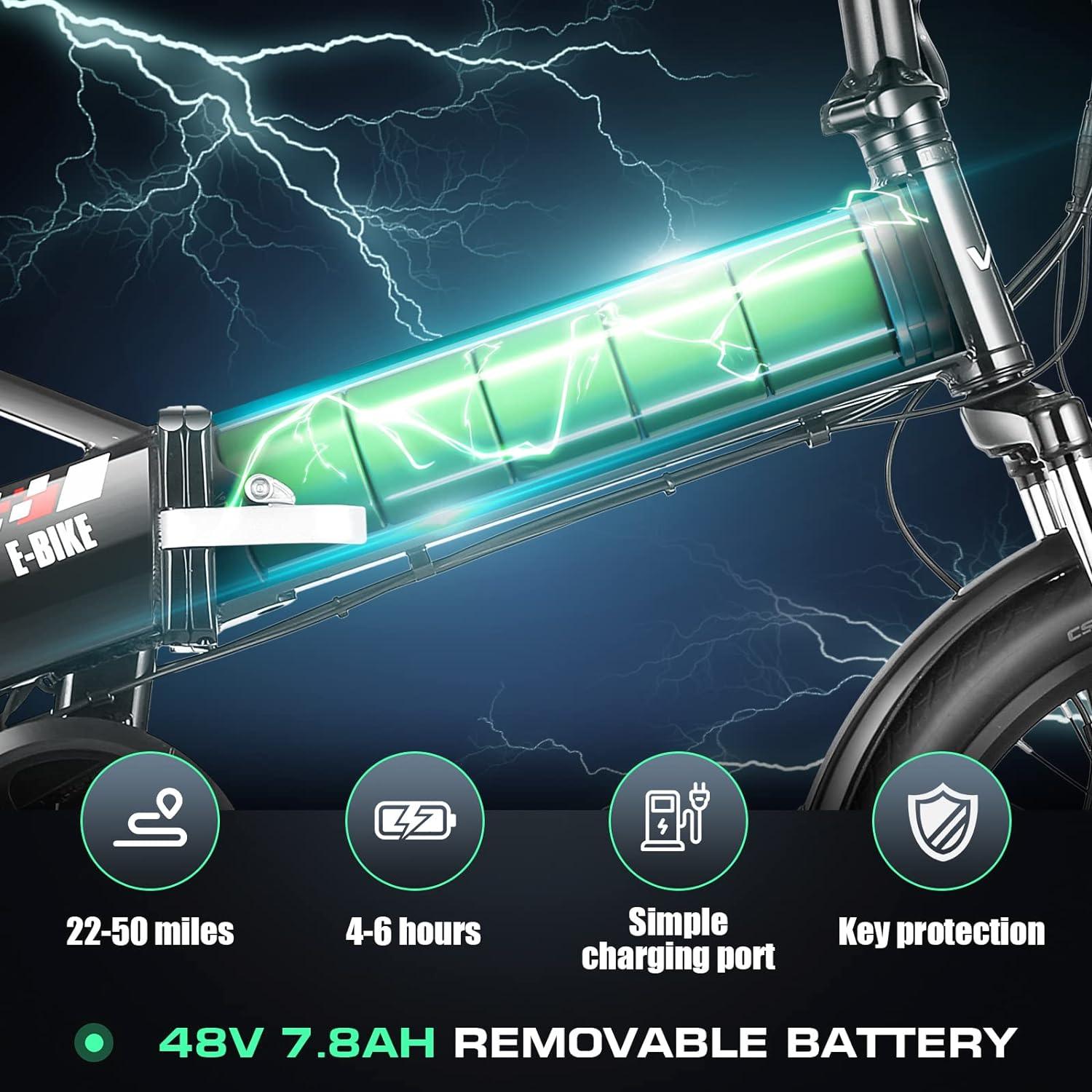 Vivi FM20 Urban Commuter Folding Electric Bike