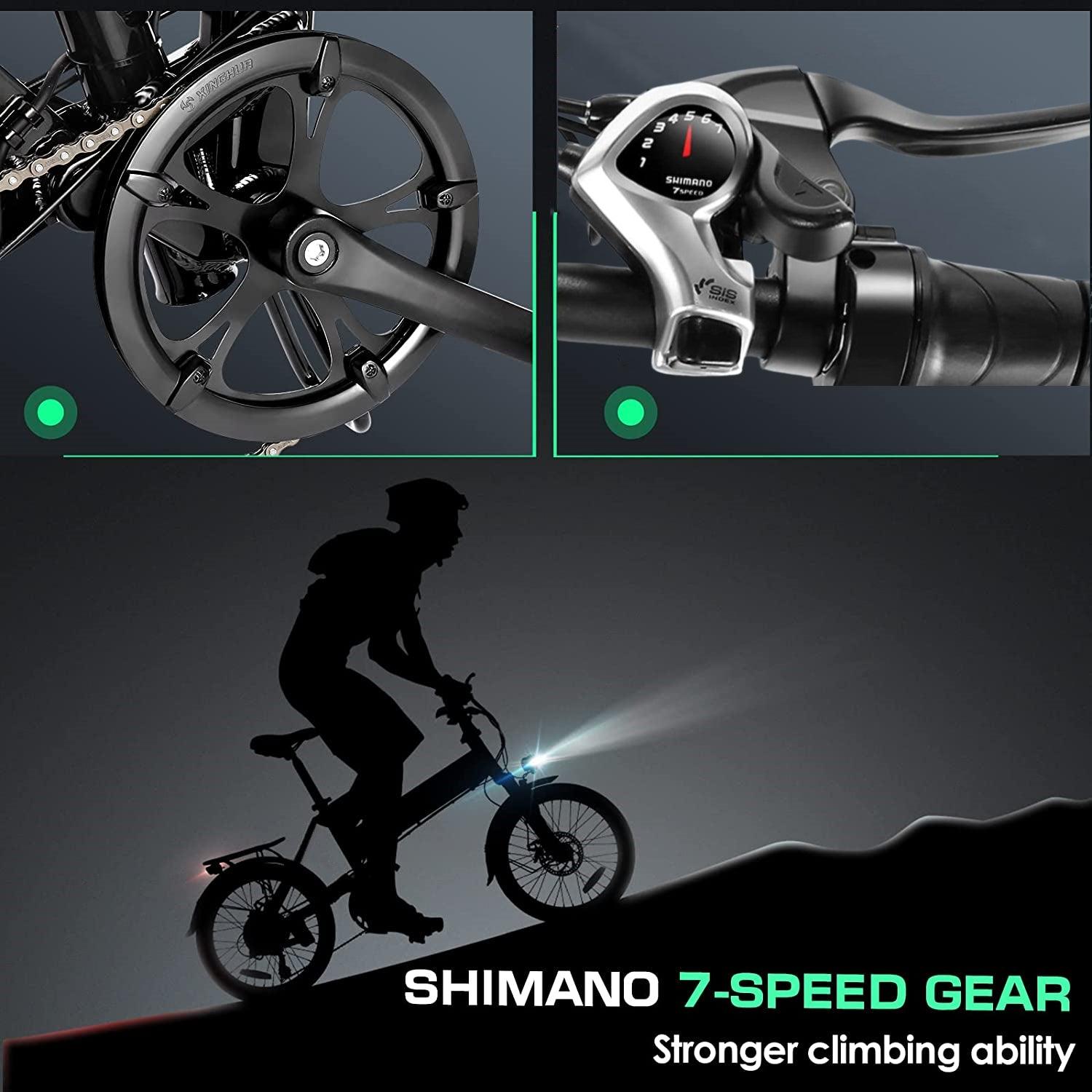VIVI FM20UL Electric Bike 2.4" Fat Tire Folding Electric Bike SGS Certified to UL2849