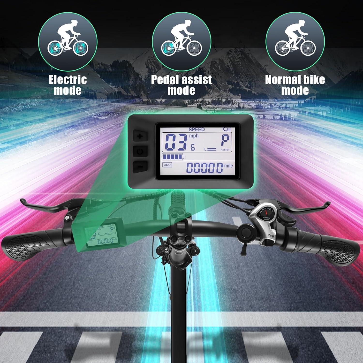 VIVI FM20UL Electric Bike 2.4" Fat Tire Folding Electric Bike SGS Certified to UL2849