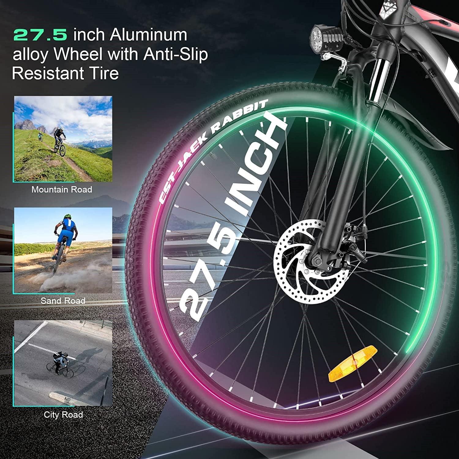VIVI H7UL Electric Bike 27.5" Hardtail Off Road Electric Mountain Bike SGS Certified to UL2849