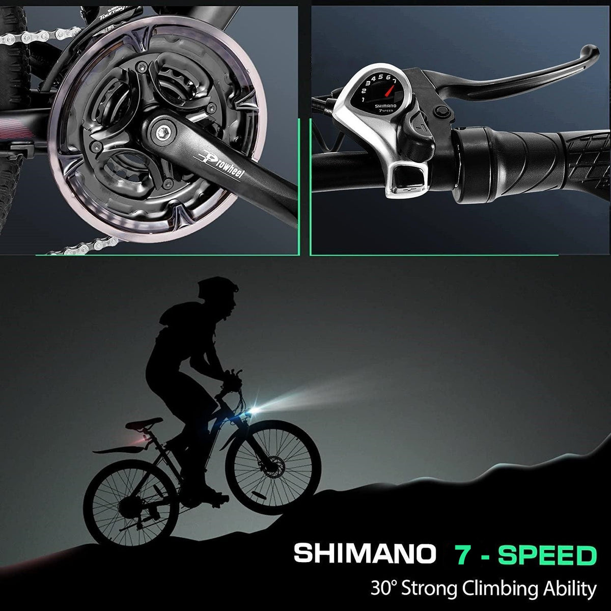 VIVI H7UL Electric Bike 27.5" Off Road Electric Mountain Bike SGS Certified to UL2849