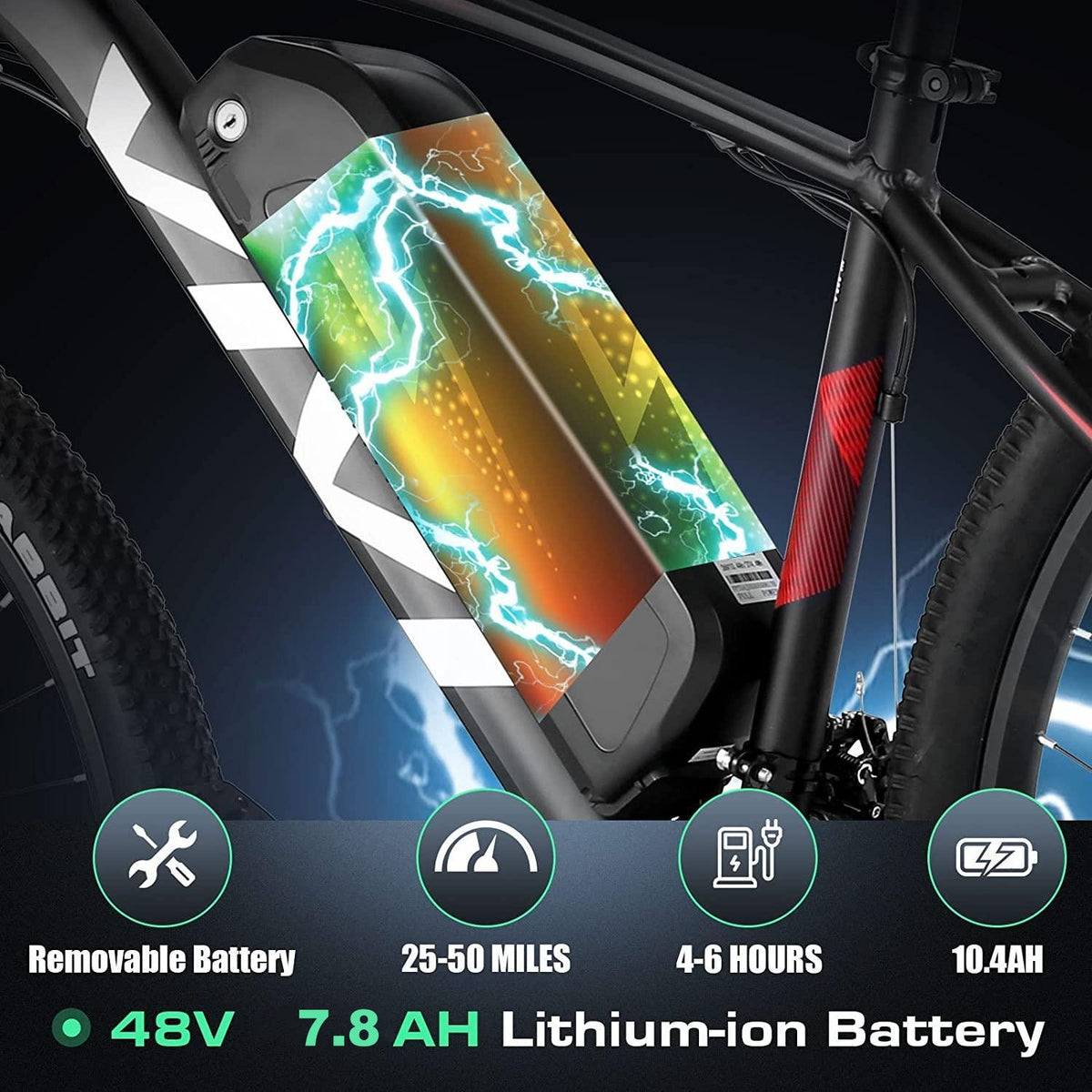 VIVI H7UL Electric Bike 27.5" Off Road Electric Mountain Bike SGS Certified to UL2849