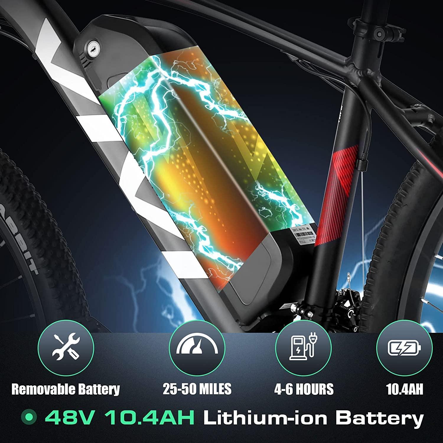 VIVI H7UL Electric Bike 27.5" Hardtail Off Road Electric Mountain Bike SGS Certified to UL2849