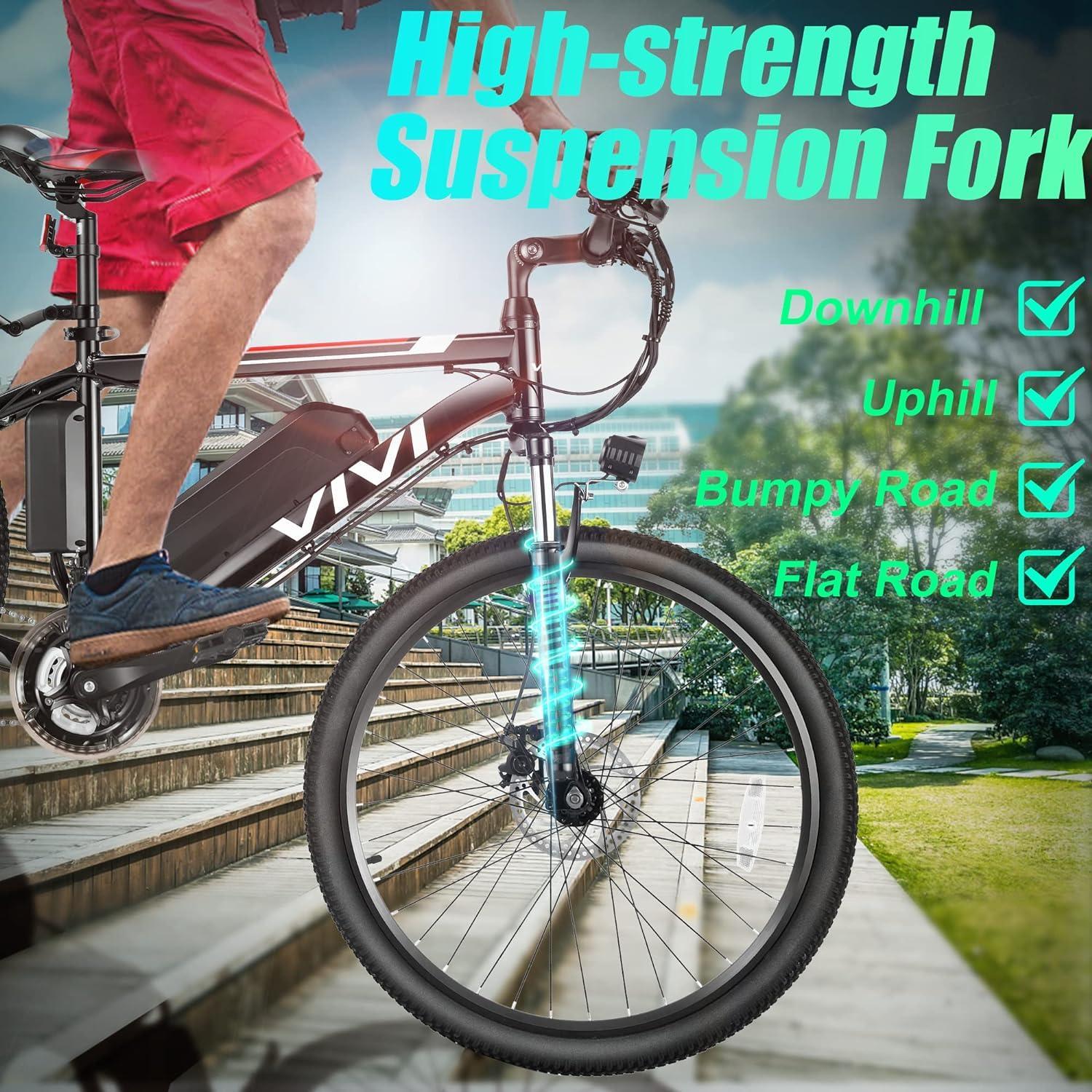 VIVI M026SHUL Electric Bike Hardtail Commuter Electric Mountain Bike SGS Certified to UL2849
