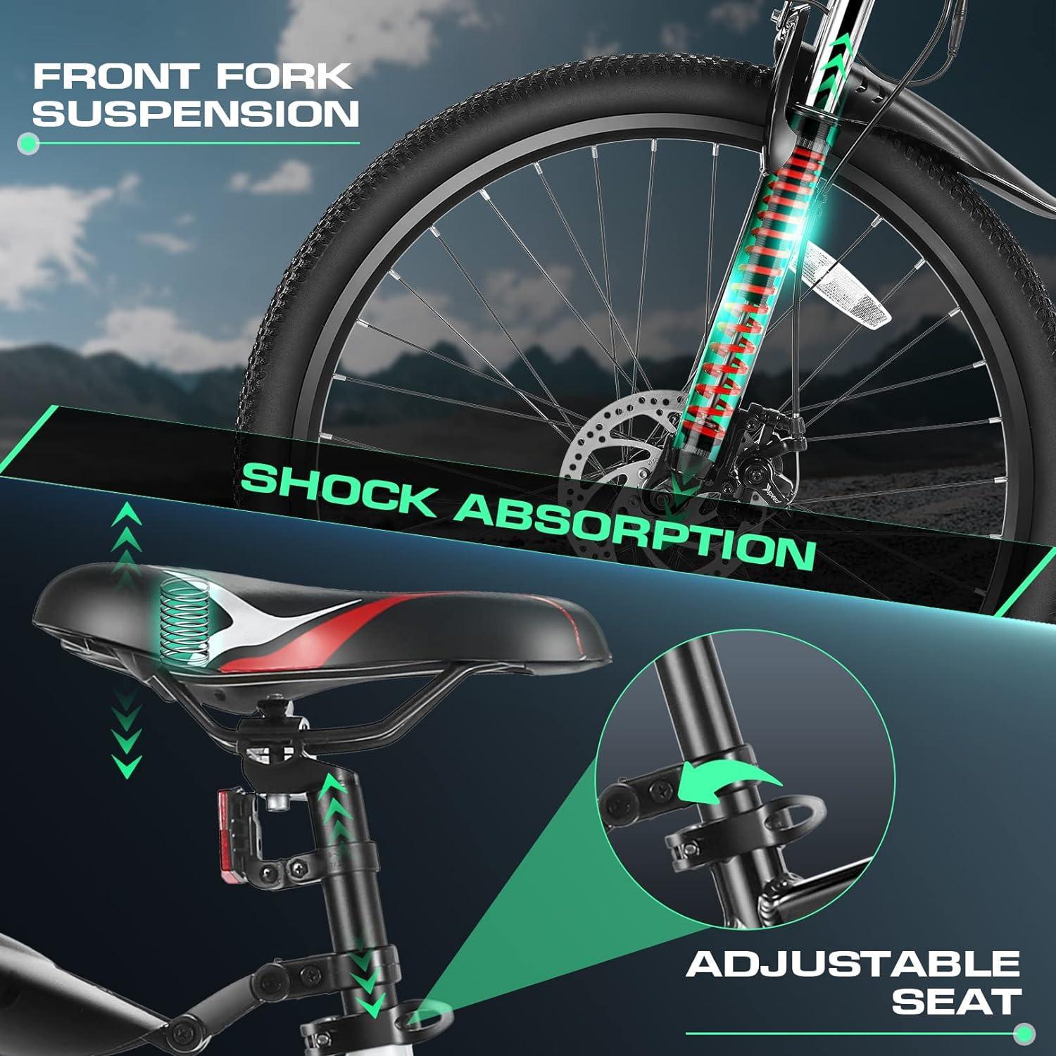 VIVI M026SHUL Electric Bike Hardtail Commuter Electric Mountain Bike SGS Certified to UL2849