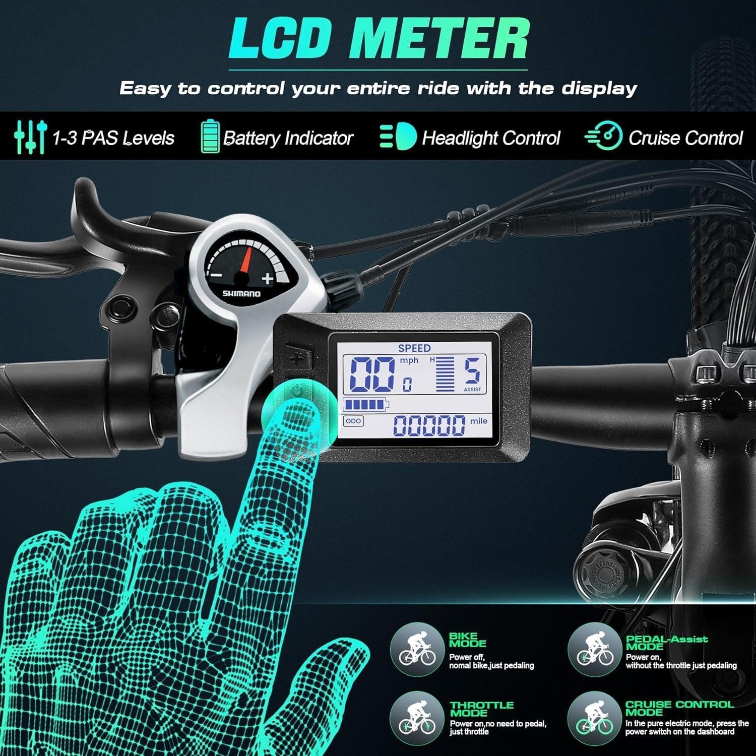 VIVI M026SHUL Electric Bike Hardtail Commuter Electric Mountain Bike SGS Certified to UL2849