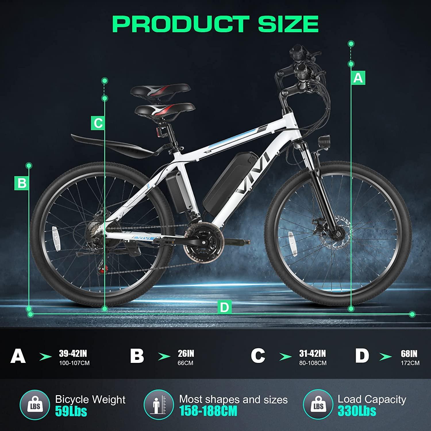 VIVI M026SHUL Road Commuter Electric Mountain Bike UL2849 Certified