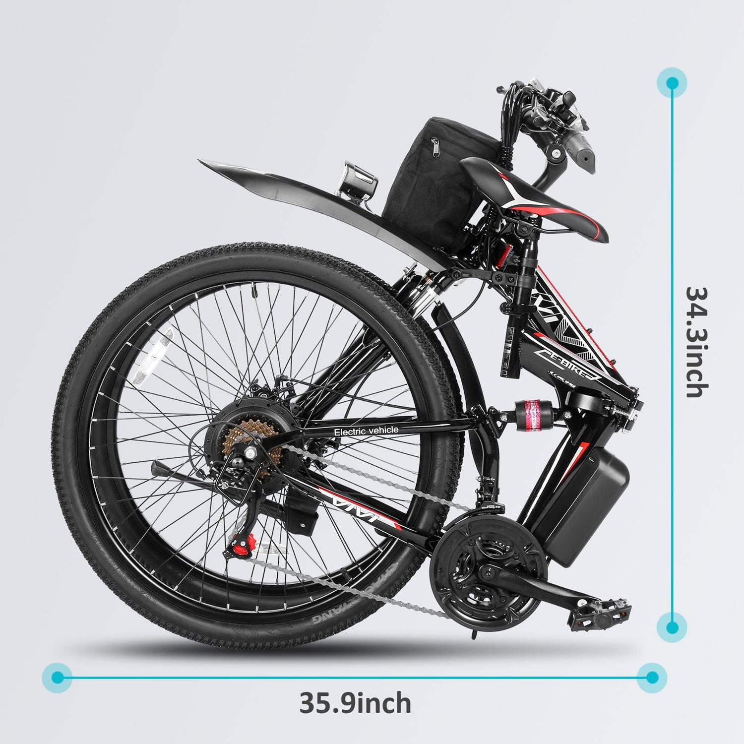 Vivi M026TGB Folding Softail Electric Mountain Bike