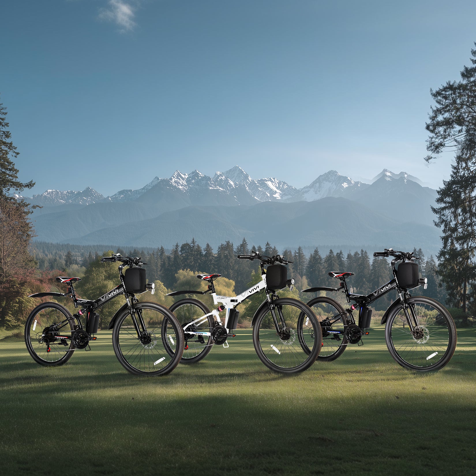 VIVI M026TGBUL Electric Bike Softail Folding Electric Mountain Bike SGS Certified to UL2849