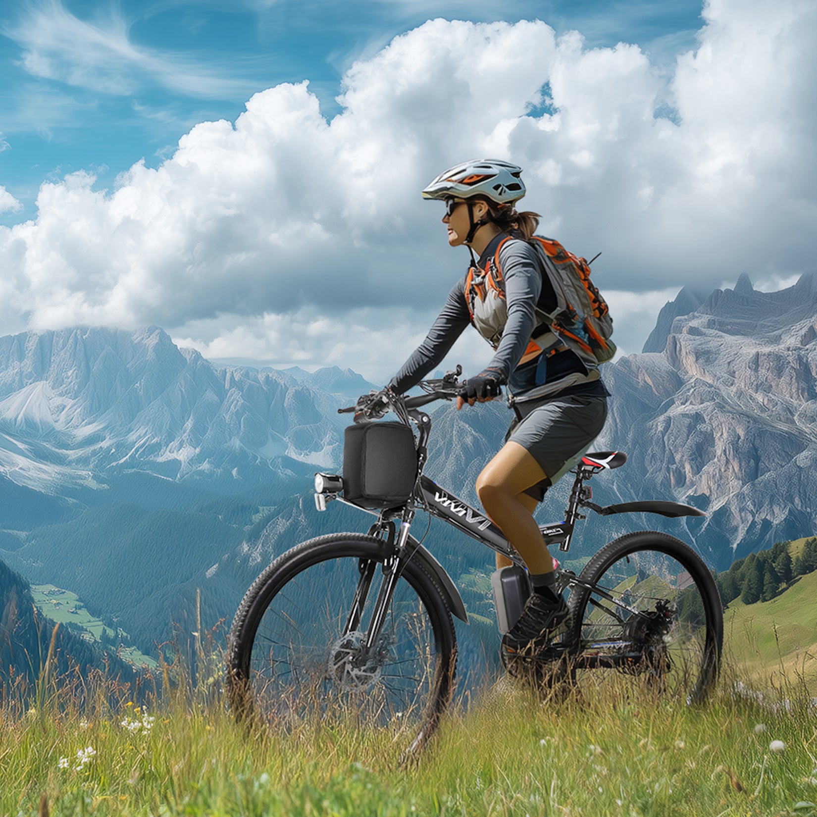 VIVI M026TGBUL Electric Bike Softail Folding Electric Mountain Bike SGS Certified to UL2849