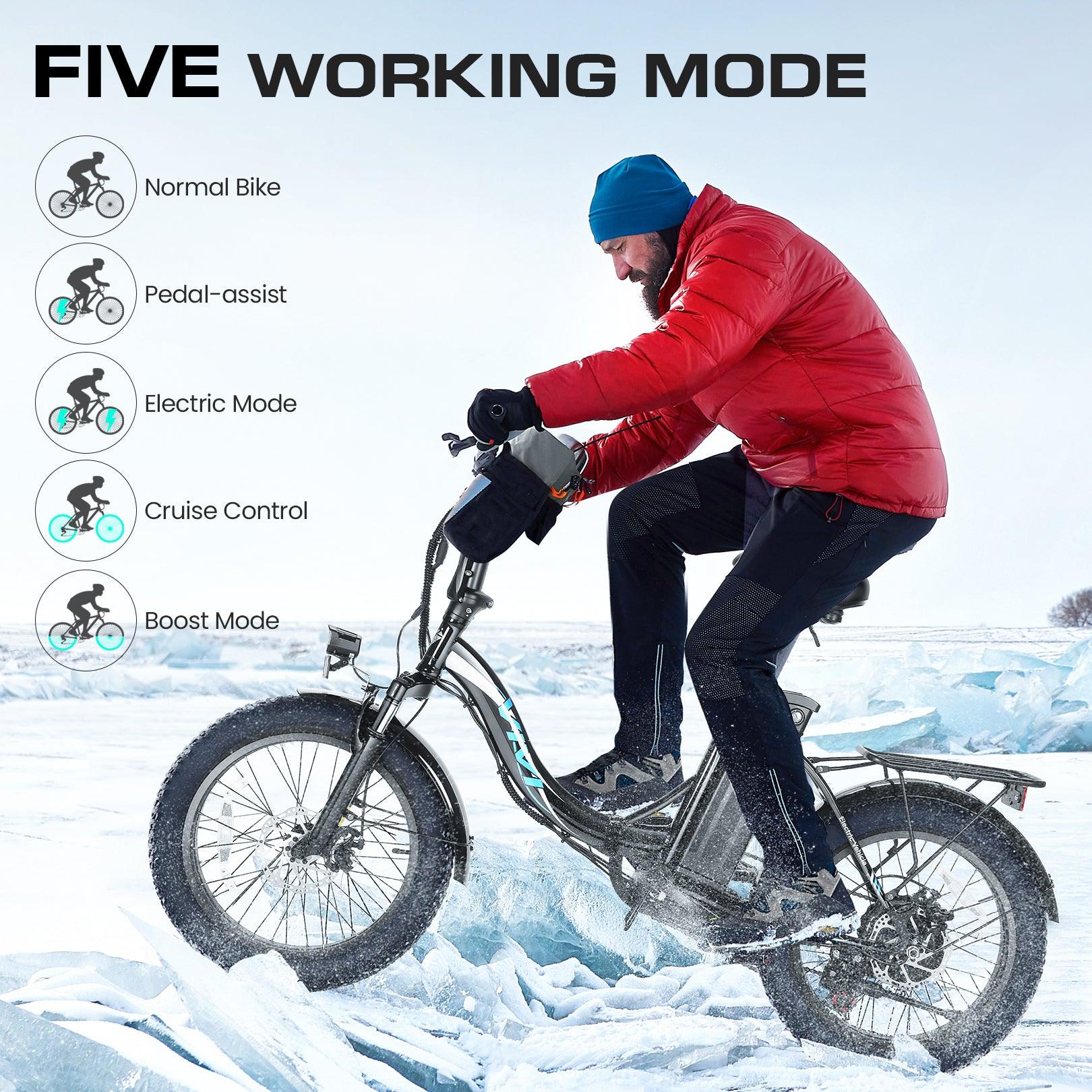 Vivi MT20 Step-Through Cruiser Folding Electric Bike