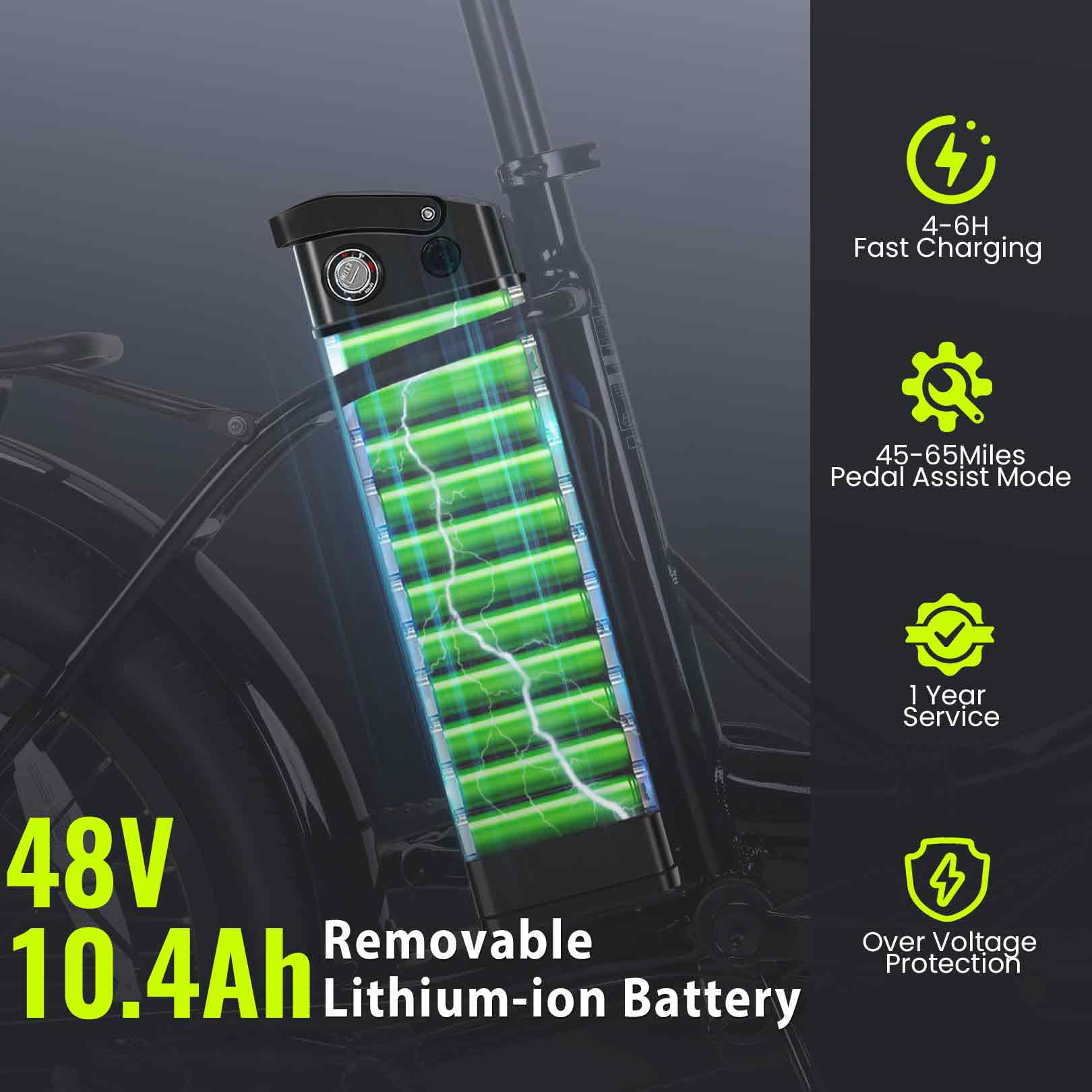VIVI MT20UL Electric Bike 3.0" Fat Tire Folding Electric Bike SGS Certified to UL2849