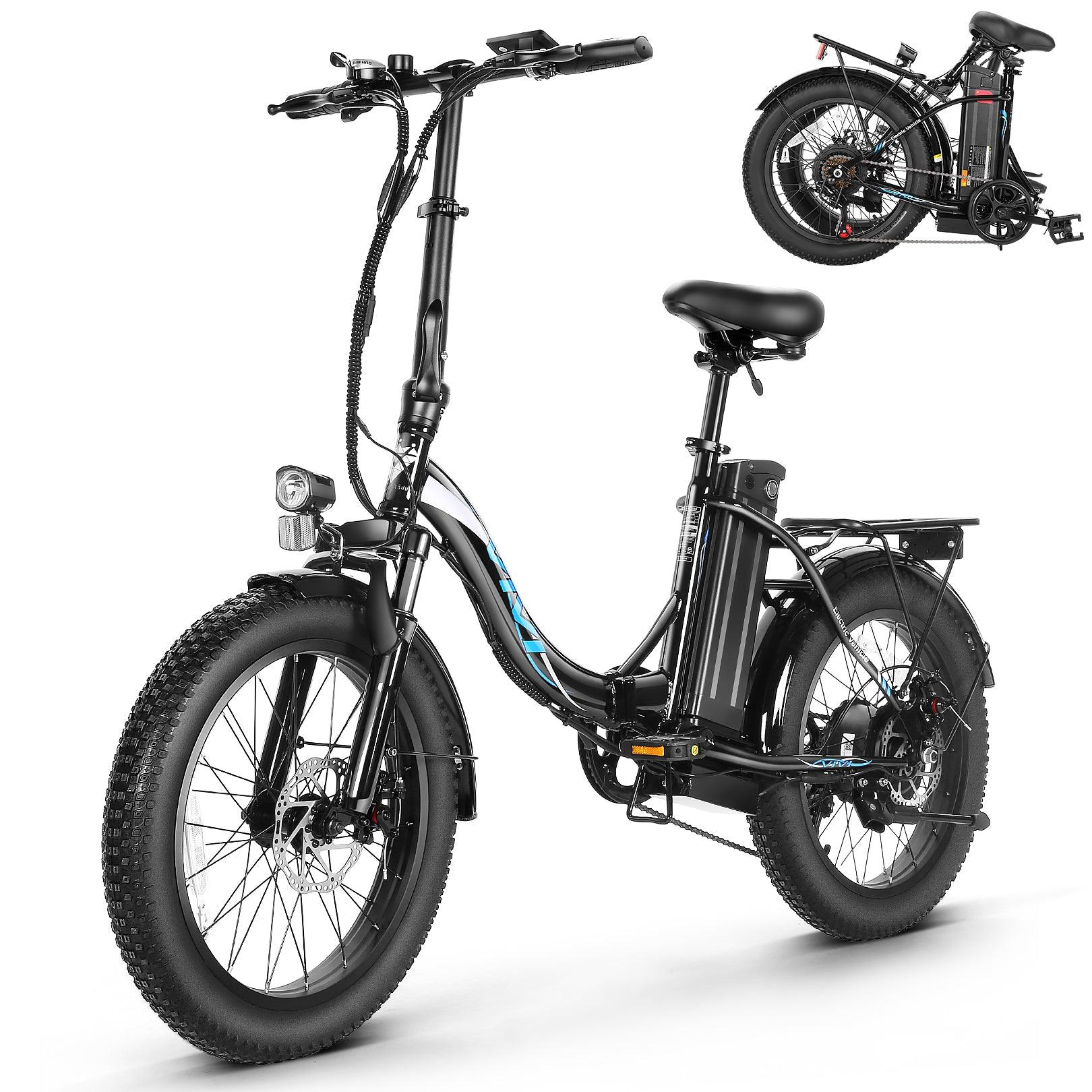 VIVI MT20UL Electric Bike 3.0" Fat Tire Folding Electric Bike SGS Certified to UL2849